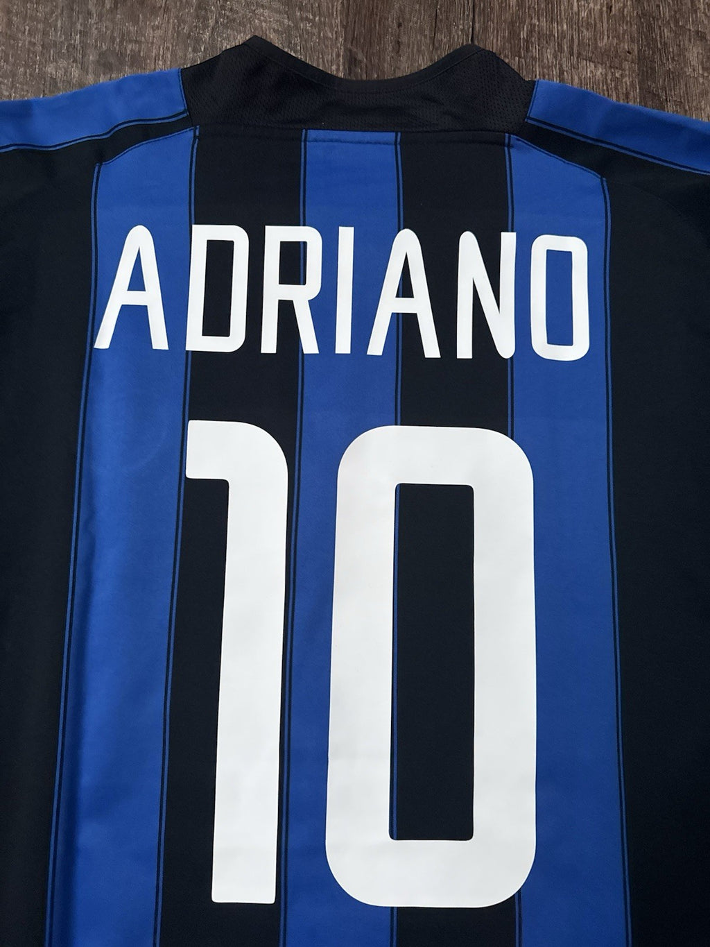 Inter Milan Adriano 2003/04 Home Jersey Size XL UCL Champions League 