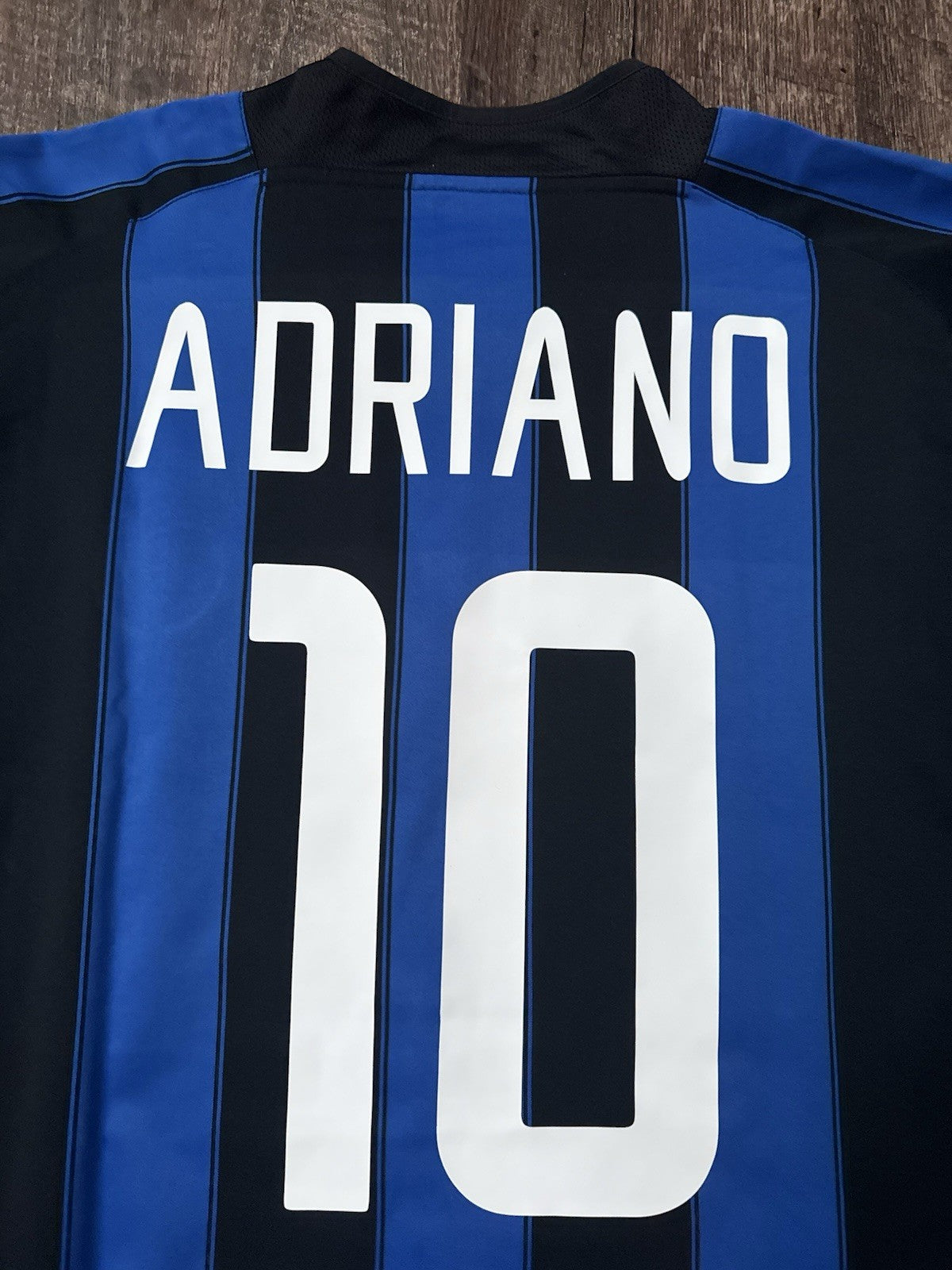 Inter Milan Adriano 2003/04 Home Jersey Size XL UCL Champions League 