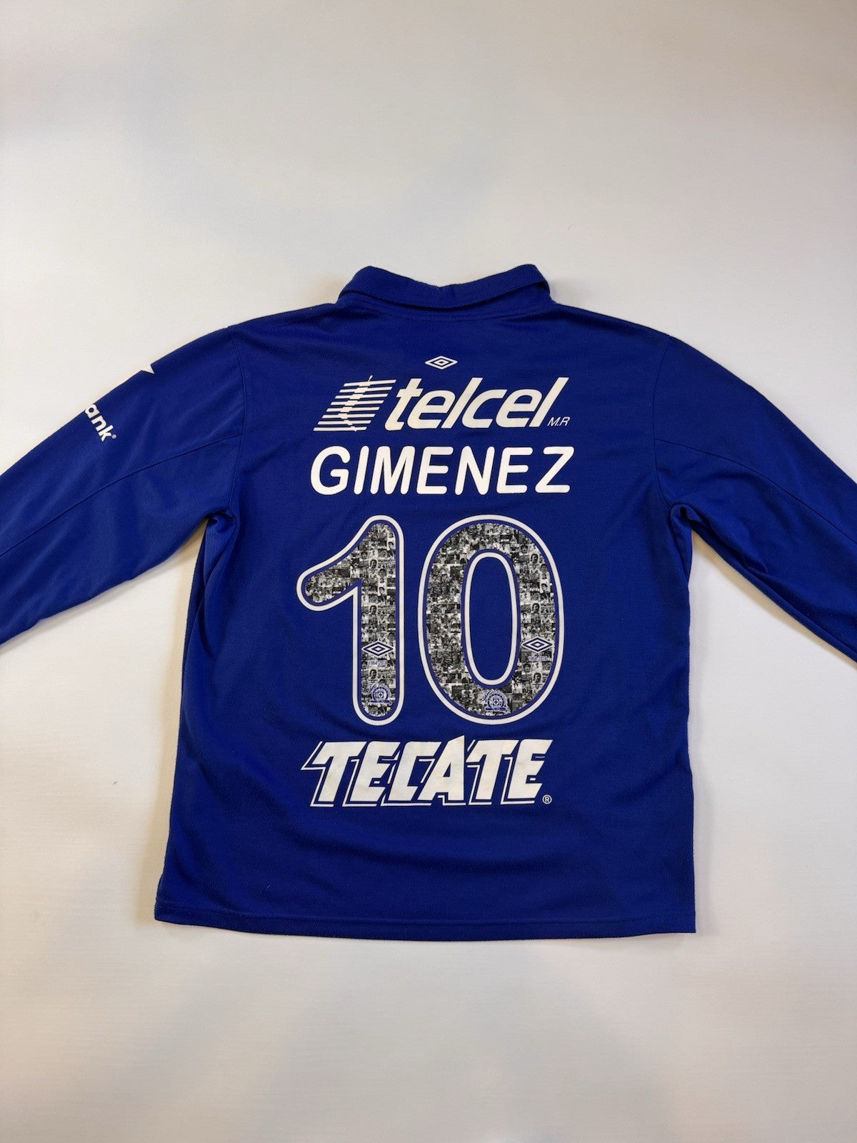 Cruz Azul 2013 2014 Chaco Gimenez Longsleeve Jersey Size M 