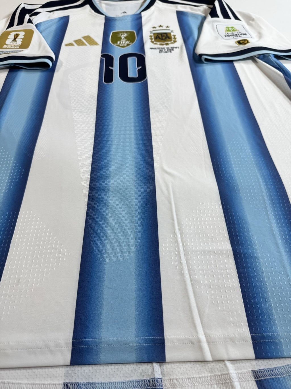 Argentina Lionel Messi Player Version Match Detail vs Egypt Jersey Size 2XL NWT