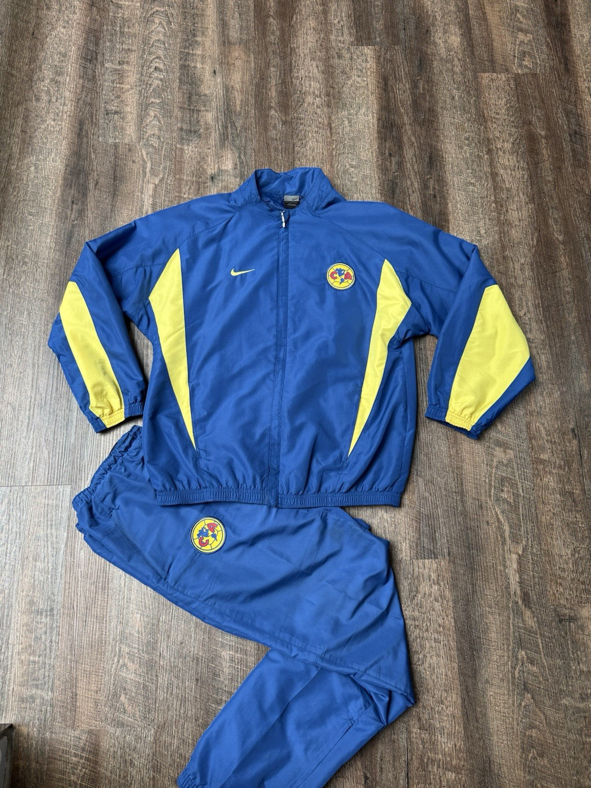 Club America 2005 Tracksuit Set Jacket & Pants Size M/L Vintage Training