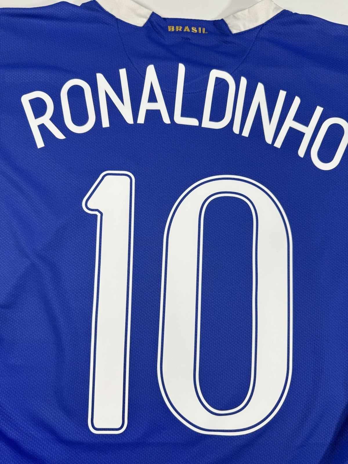 Brazil 2006 World Cup Ronaldinho Away Football Shirt Jersey Size L