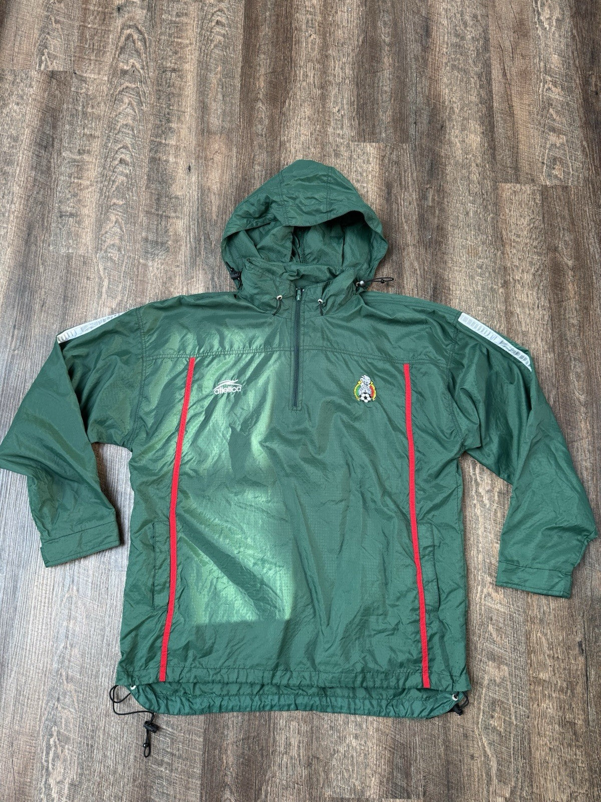 Mexico National Team 2000s Atletica Windbreaker Jacket Vintage Size L 