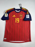 Spain 2026 World Cup Final Lamine Yamal Authentic Football Shirt Jersey Size XL 