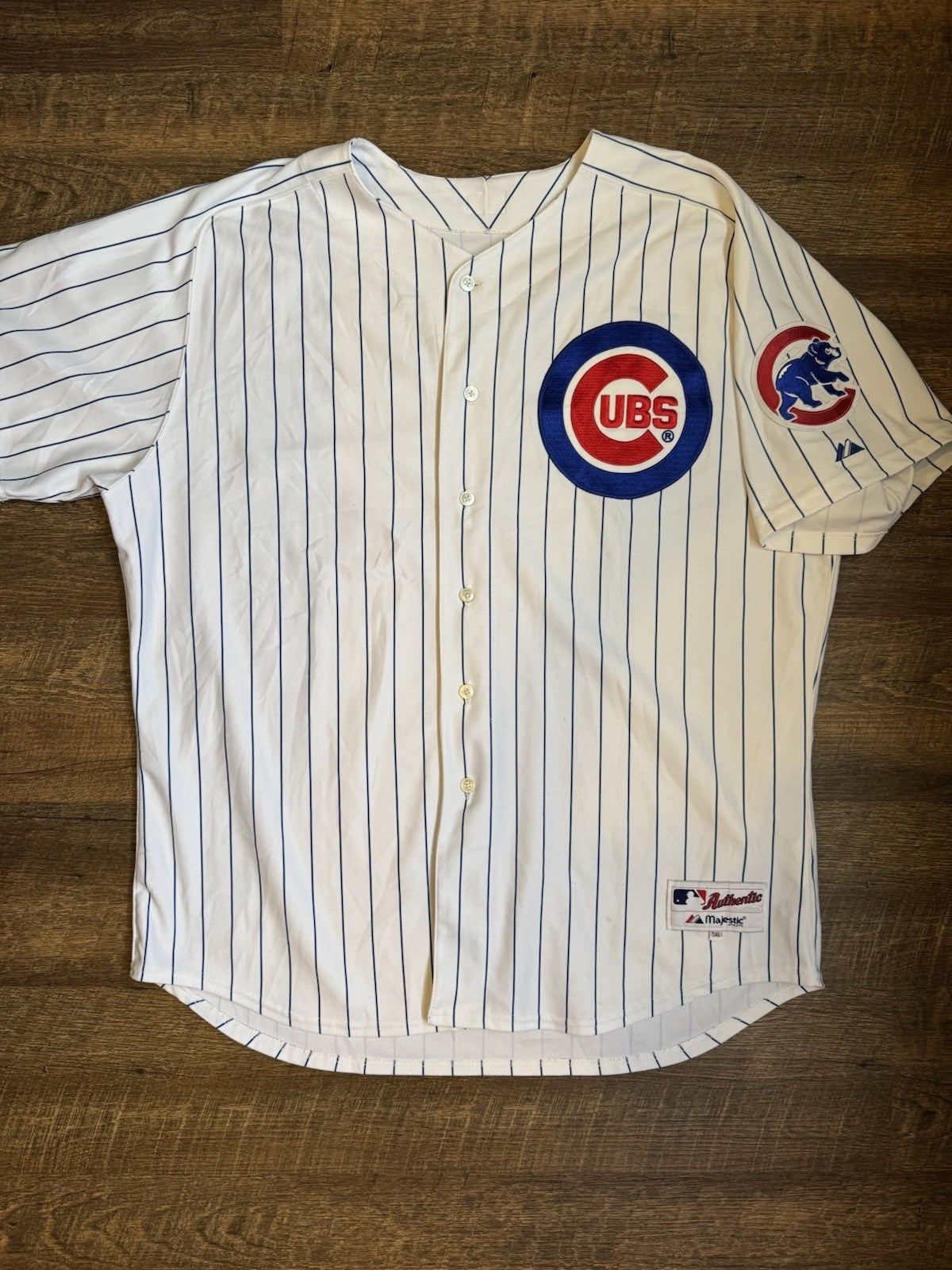 Chicago Cubs Kosuke Fukudome #1 Majestic Authentic  Jersey Size 56