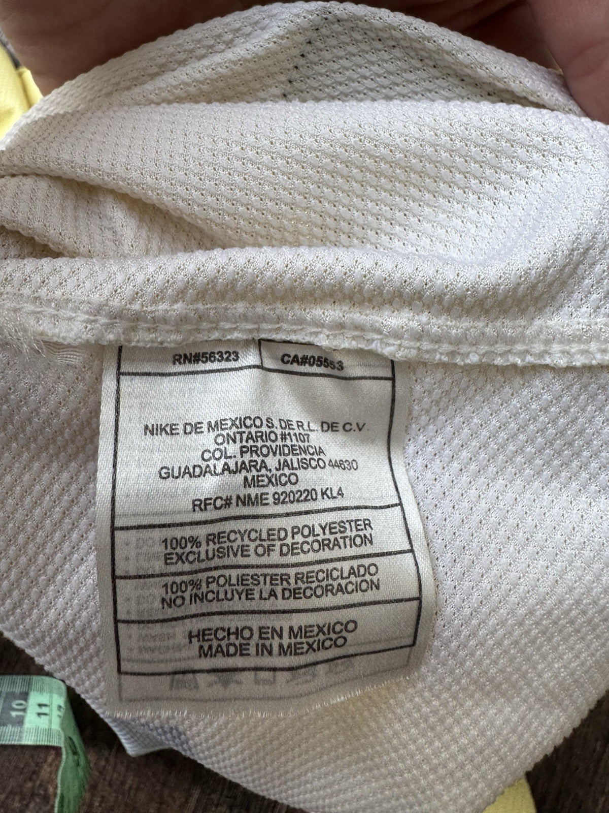 Club America 2014 2015 Home Long Sleeve Football Shirt Jersey Size S 