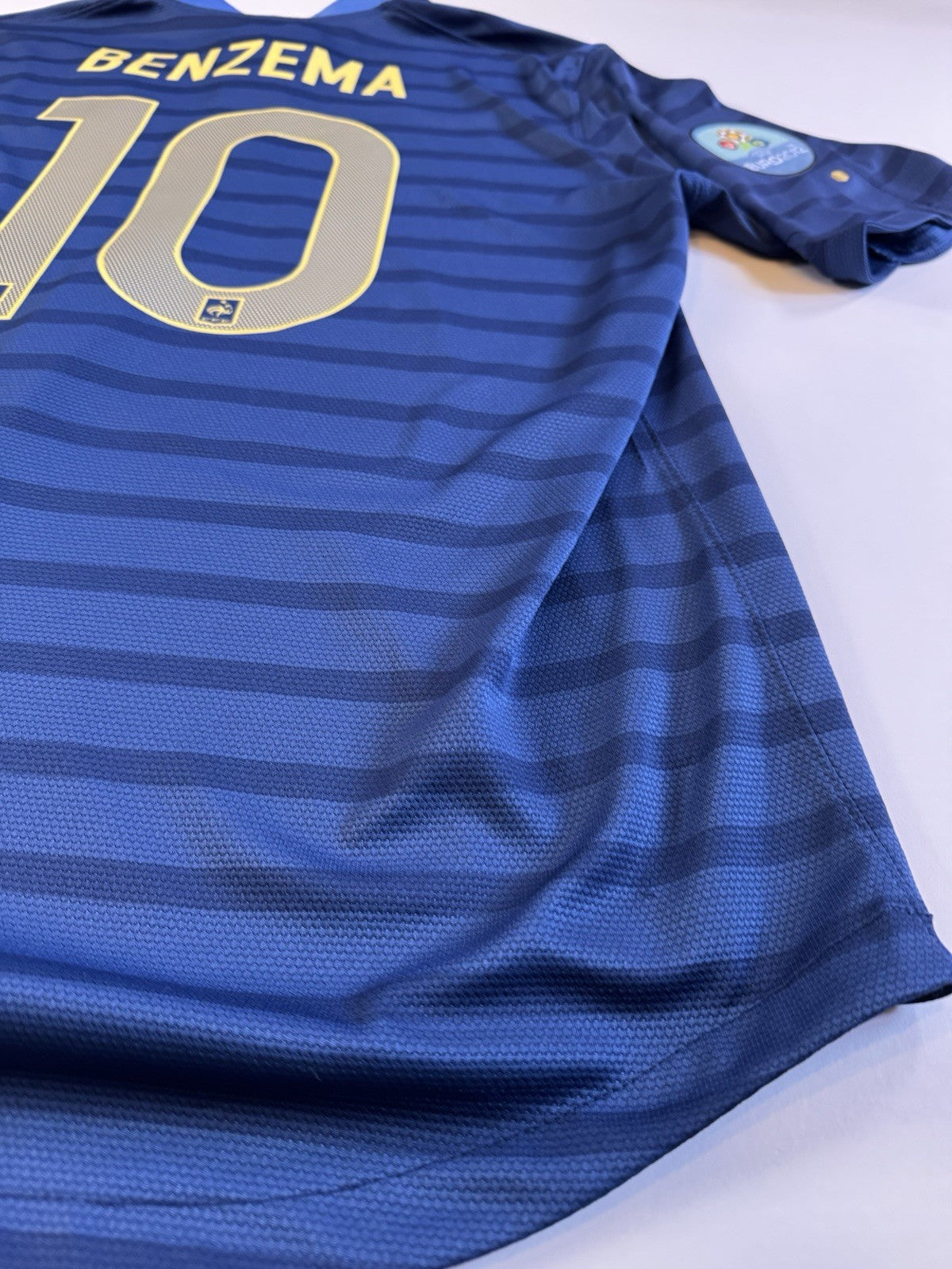 France Euro 2012 Karim Benzema Home Football Shirt Jersey Size XL