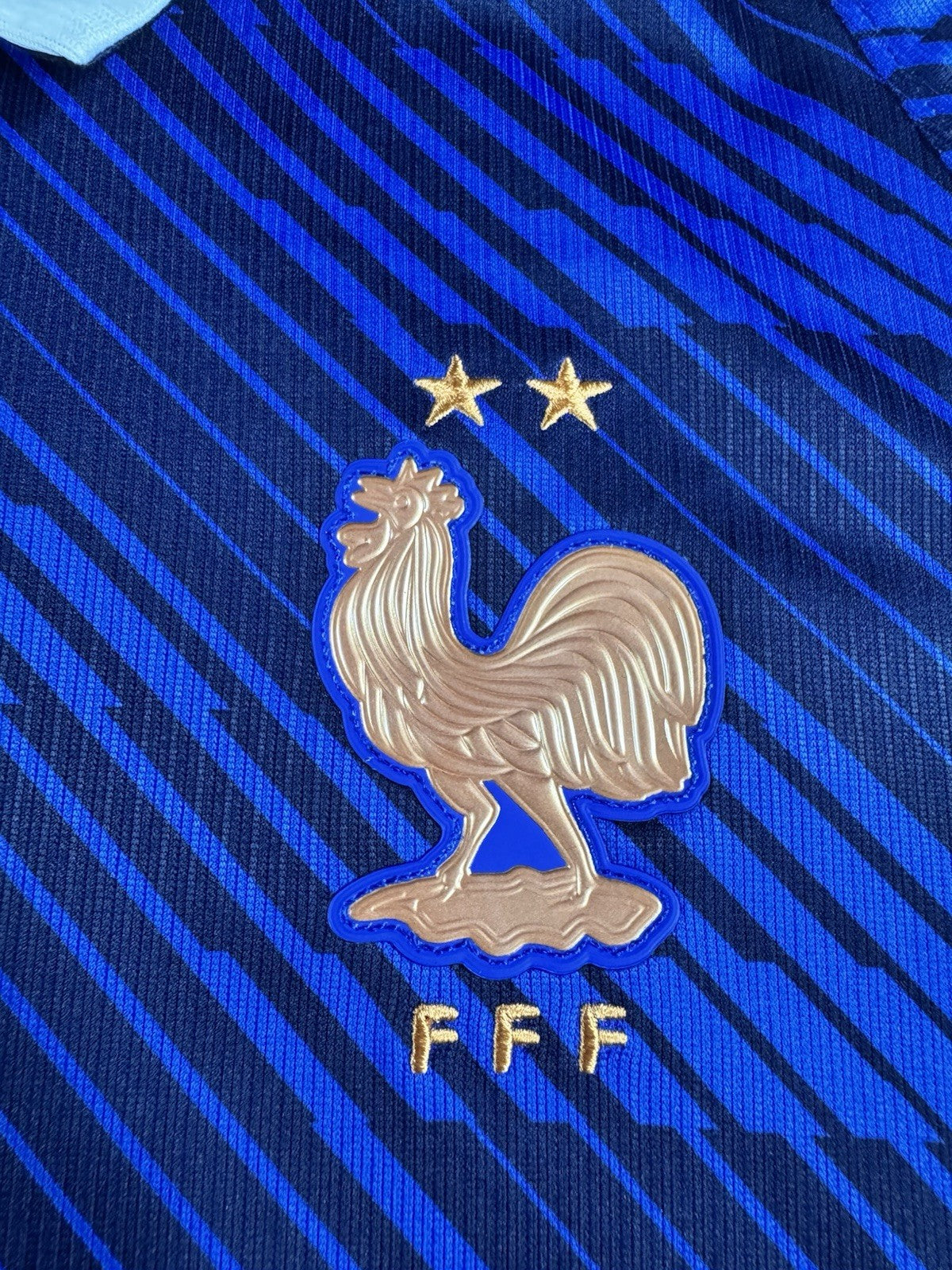 France 2026 World Cup Kylian Mbappe Fan Version WC Patches Shirt Jersey Size L