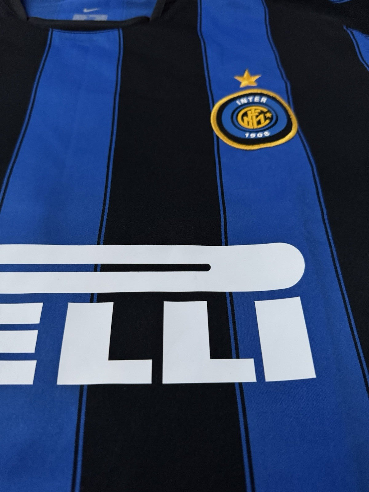 Inter Milan Adriano 2003/04 Home Jersey Size XL UCL Champions League 