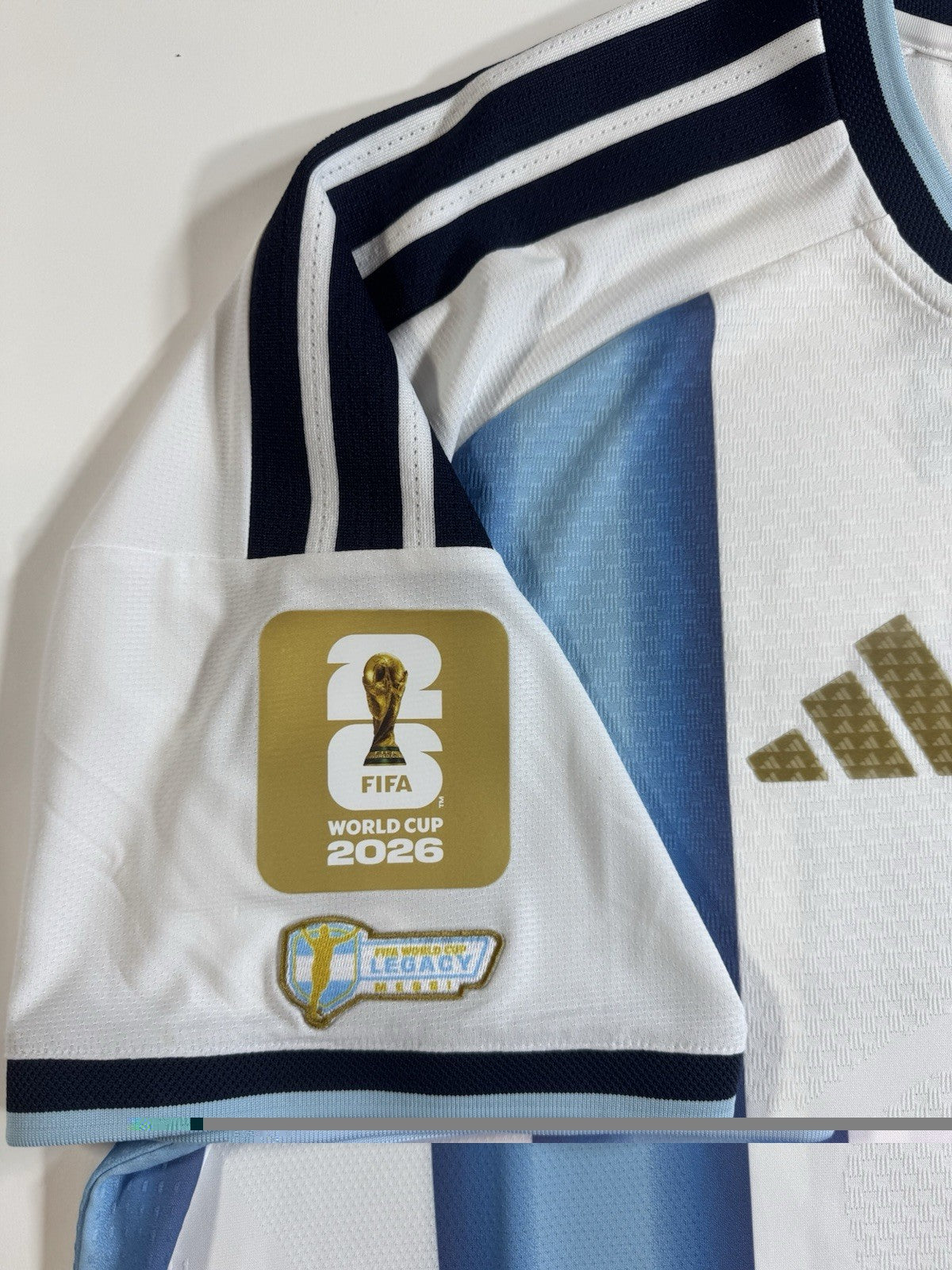 Argentina Lionel Messi Player Version Match Detail vs Egypt Jersey Size 2XL NWT