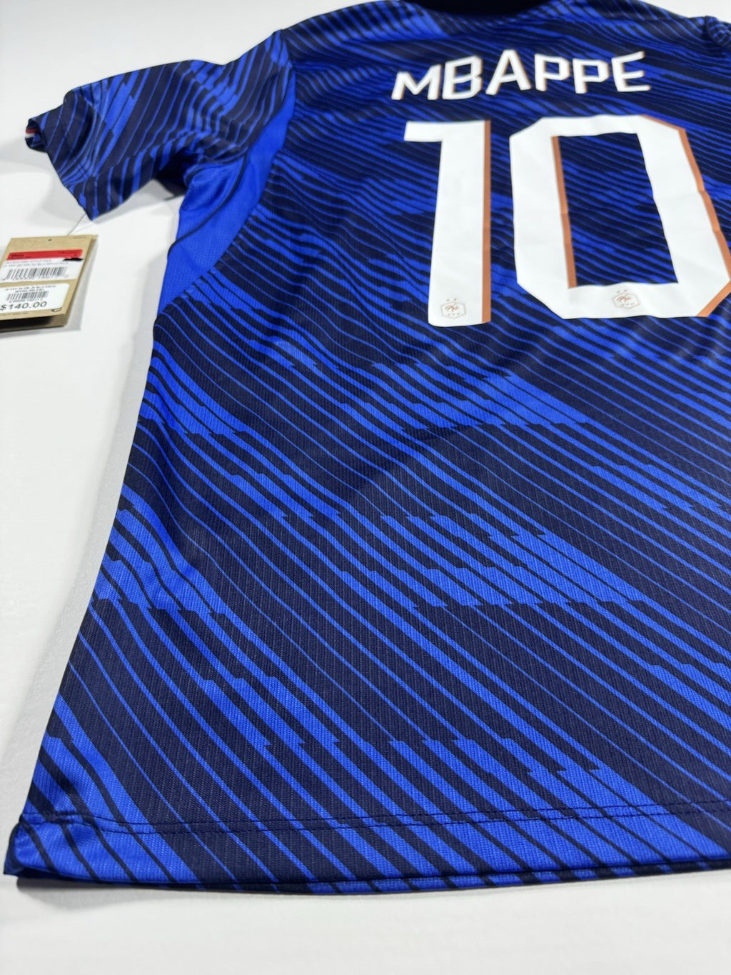 France 2026 World Cup Kylian Mbappe Fan Version WC Patches Shirt Jersey Size L