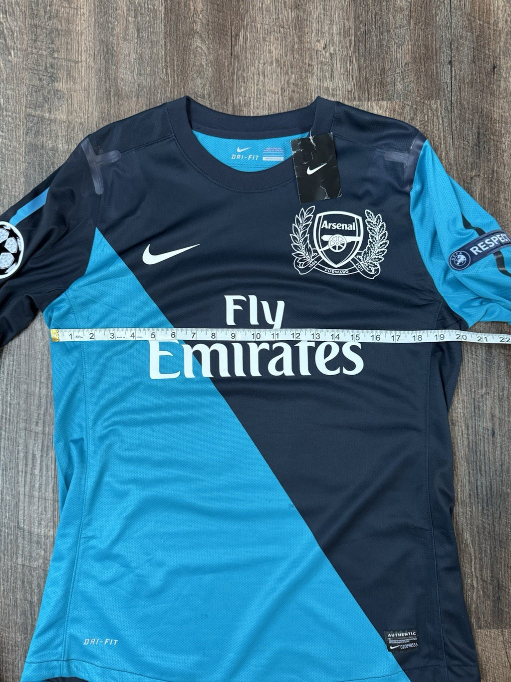 Robin van Persie Arsenal 2011–12 Player Issue Long Sleeve Jersey Size L NWT UCL 