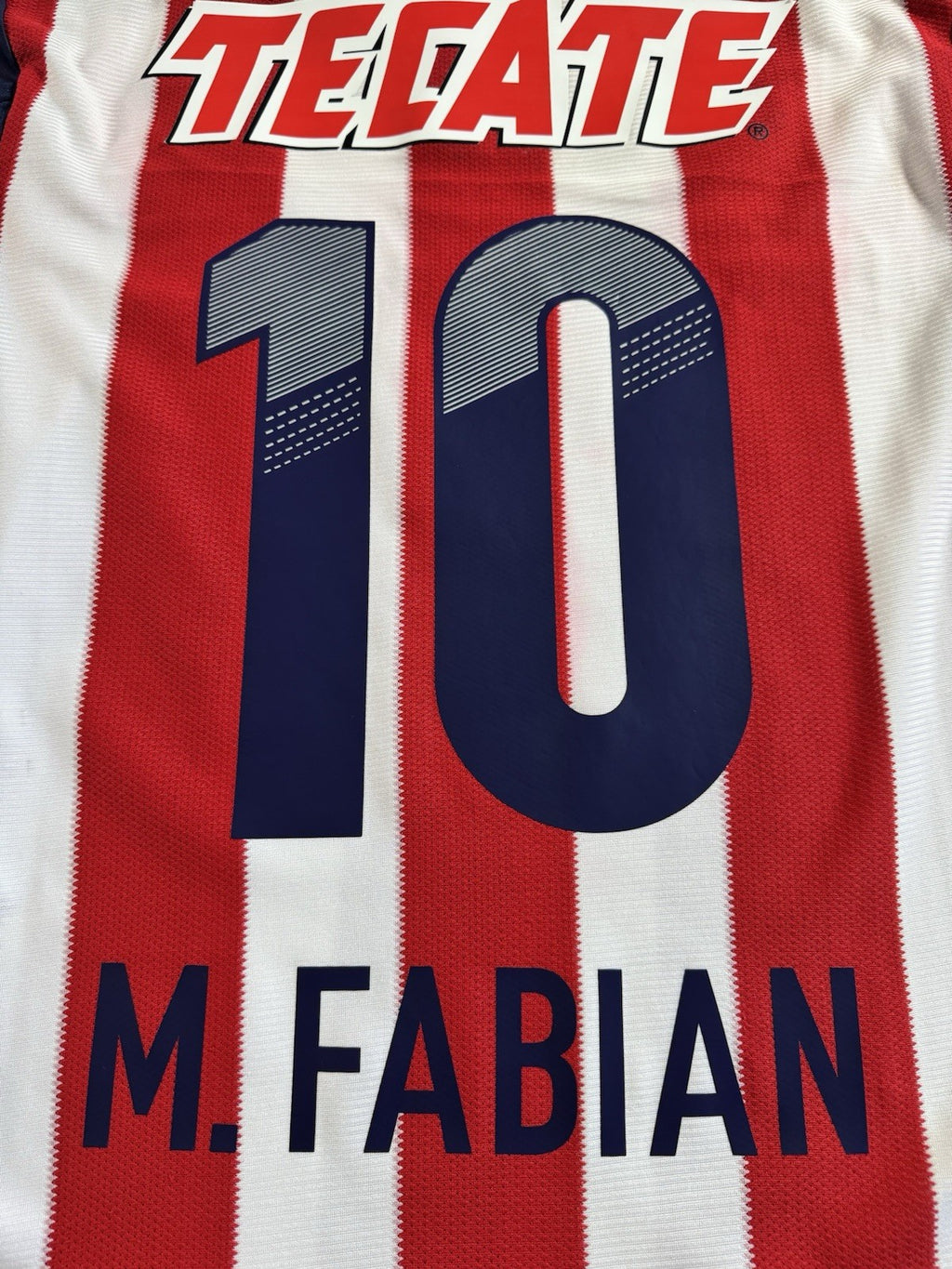 Chivas 2013 2014 Marco Fabian Long Sleeve Home Football Shirt Jersey Size M