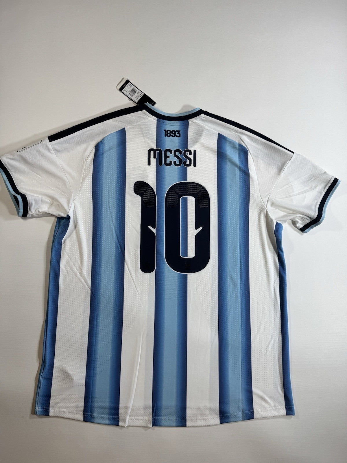 Argentina Lionel Messi Player Version Match Detail vs Egypt Jersey Size 2XL NWT