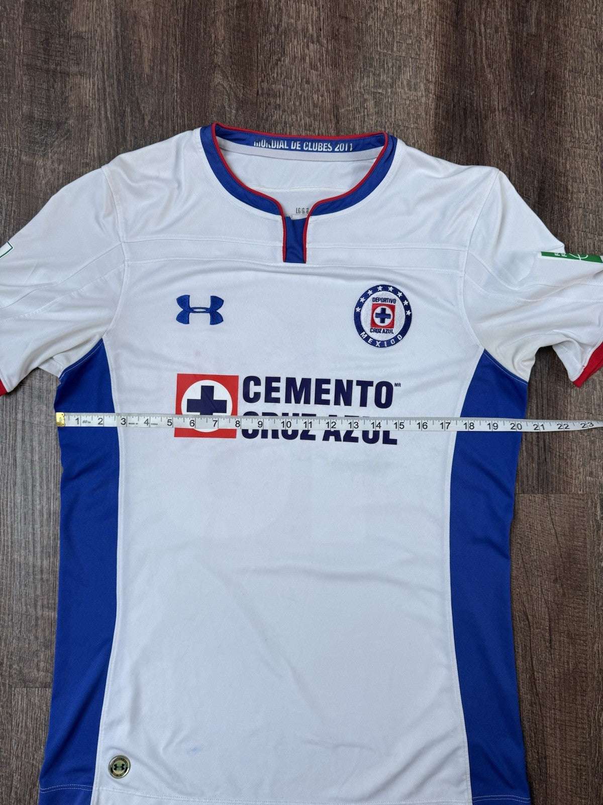 Christian Chaco Gimenez Cruz Azul 2014 Club World Cup Away Jersey Size L