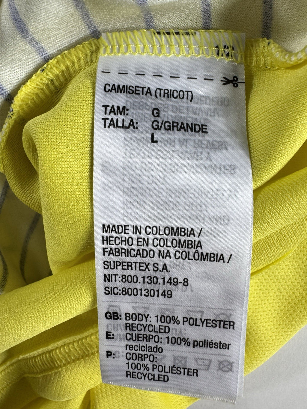 Colombia 2019 Copa America James Rodriguez Home Football Shirt Jersey Size L