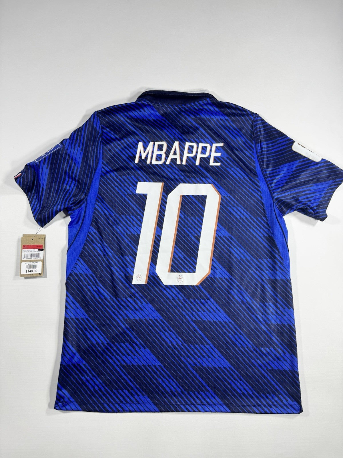 France 2026 World Cup Kylian Mbappe Fan Version WC Patches Shirt Jersey Size L