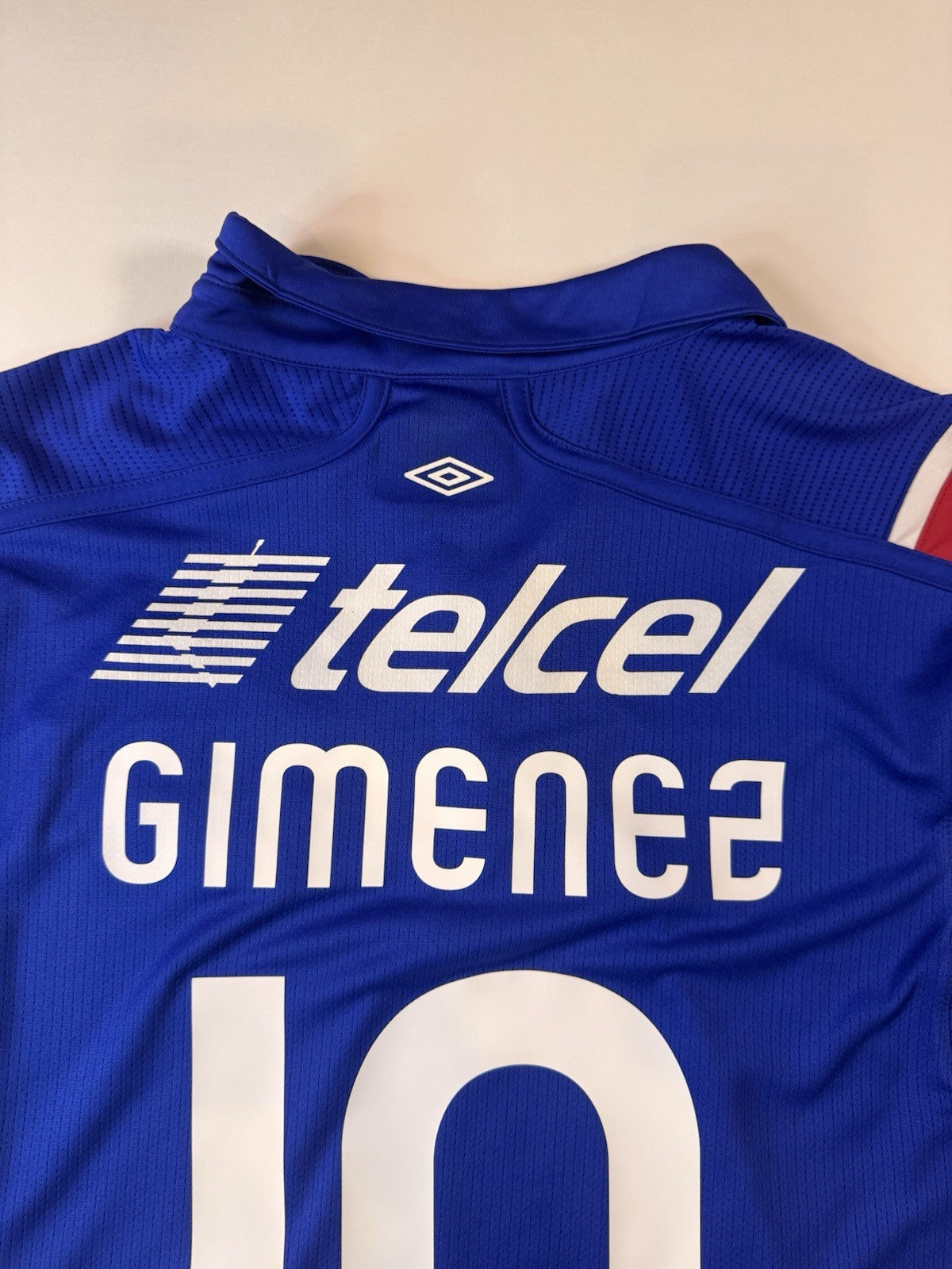 Cruz Azul 2012 2013 Chaco Gimenez Home Football Shirt Jersey Size M