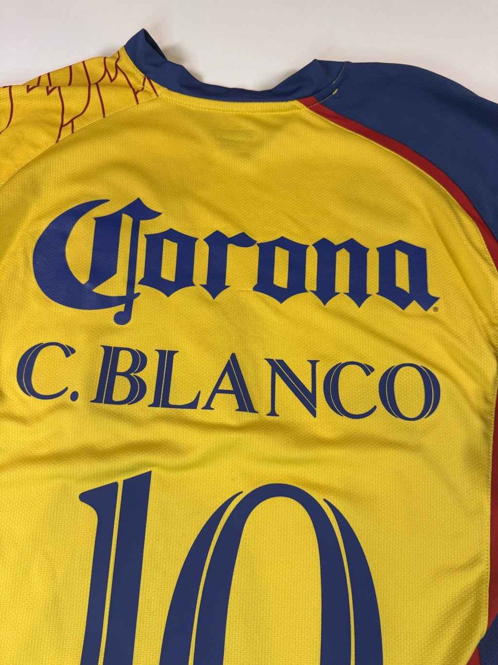 Club America 2007 2008 Cuauhtemoc Blanco Long Sleeve Home Shirt Jersey Sz L