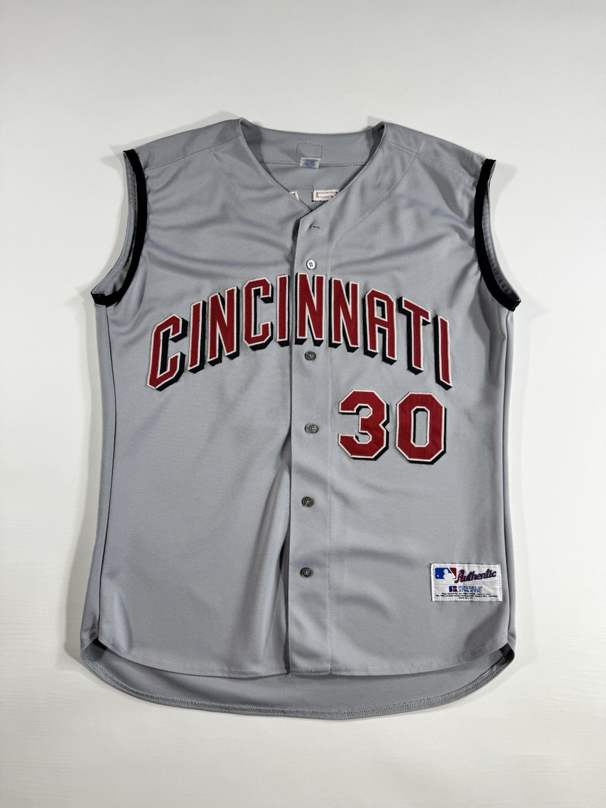 VTG Russell Athletic Ken Griffey Jr Cincinnati Reds Jersey Vest #30 | Size 52