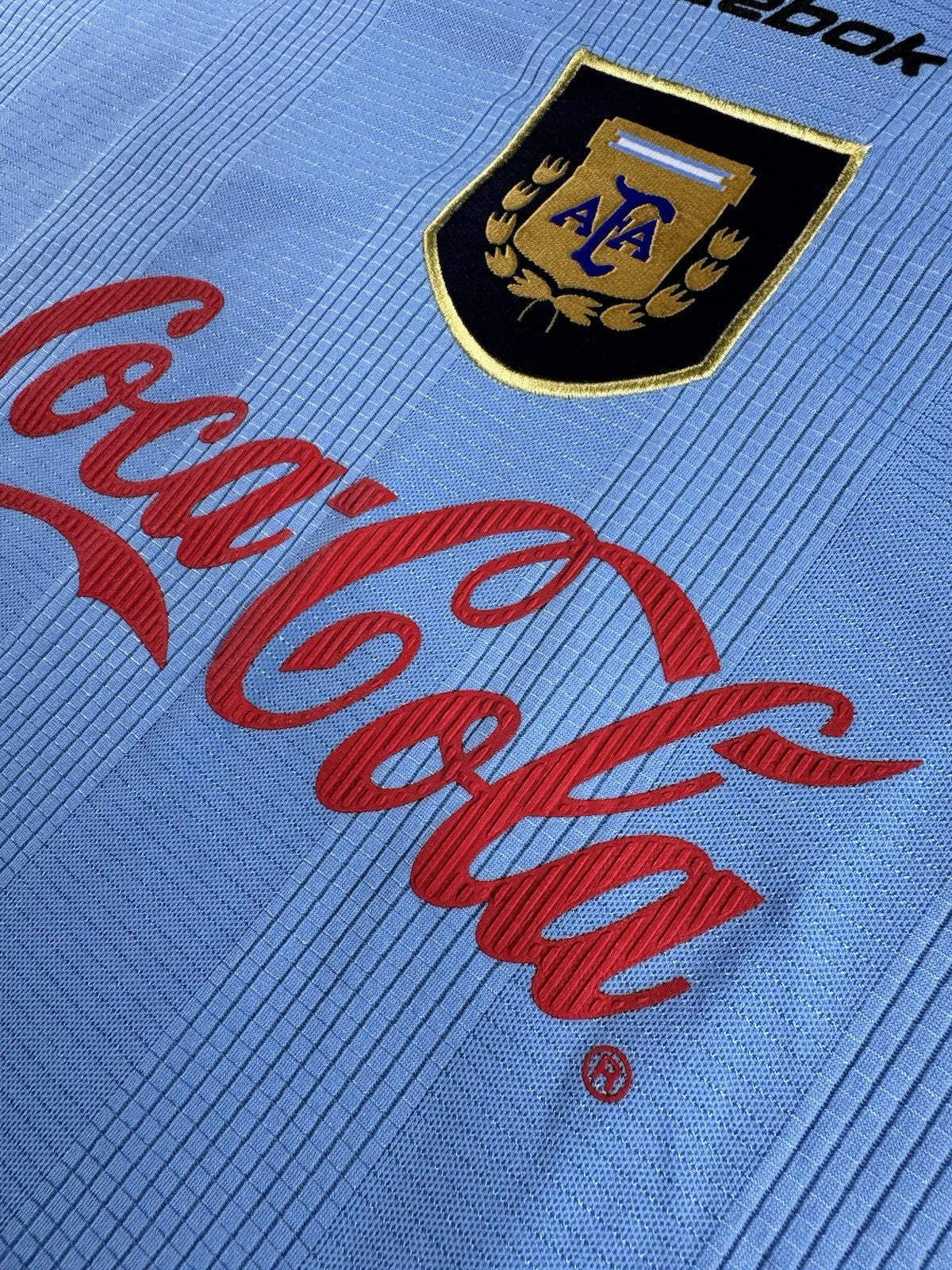 Argentina AFA 1999 2000 Training Football Shirt Jersey Size M | Rebook