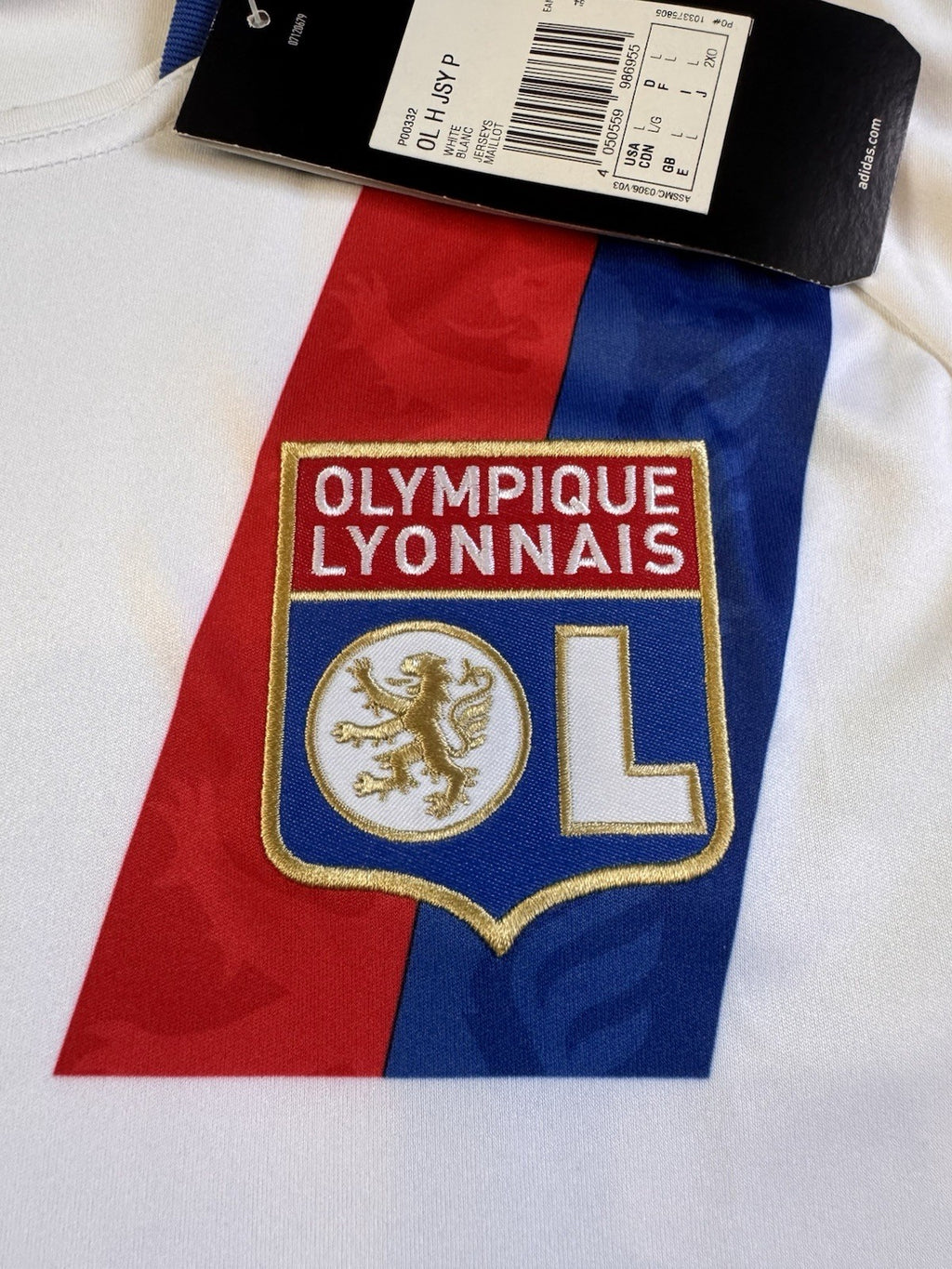 Olympique Lyon 2010 2011 Home Jersey Adidas FORMOTION Player Issue Size L NWT