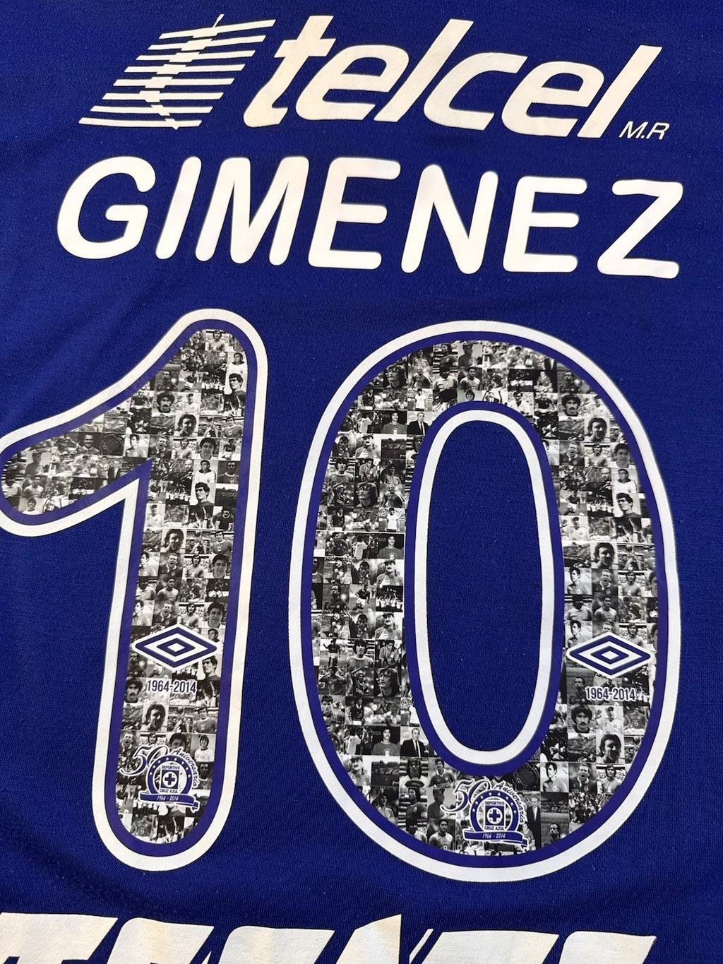 Cruz Azul 2013 2014 Chaco Gimenez Longsleeve Jersey Size M 