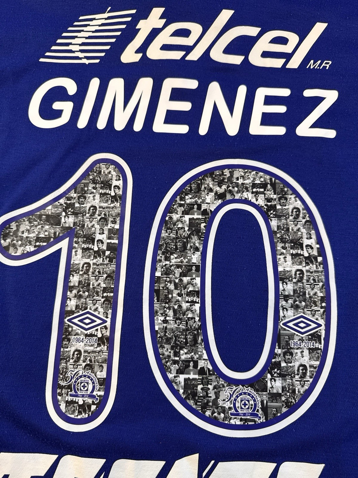Cruz Azul 2013 2014 Chaco Gimenez Longsleeve Jersey Size M 