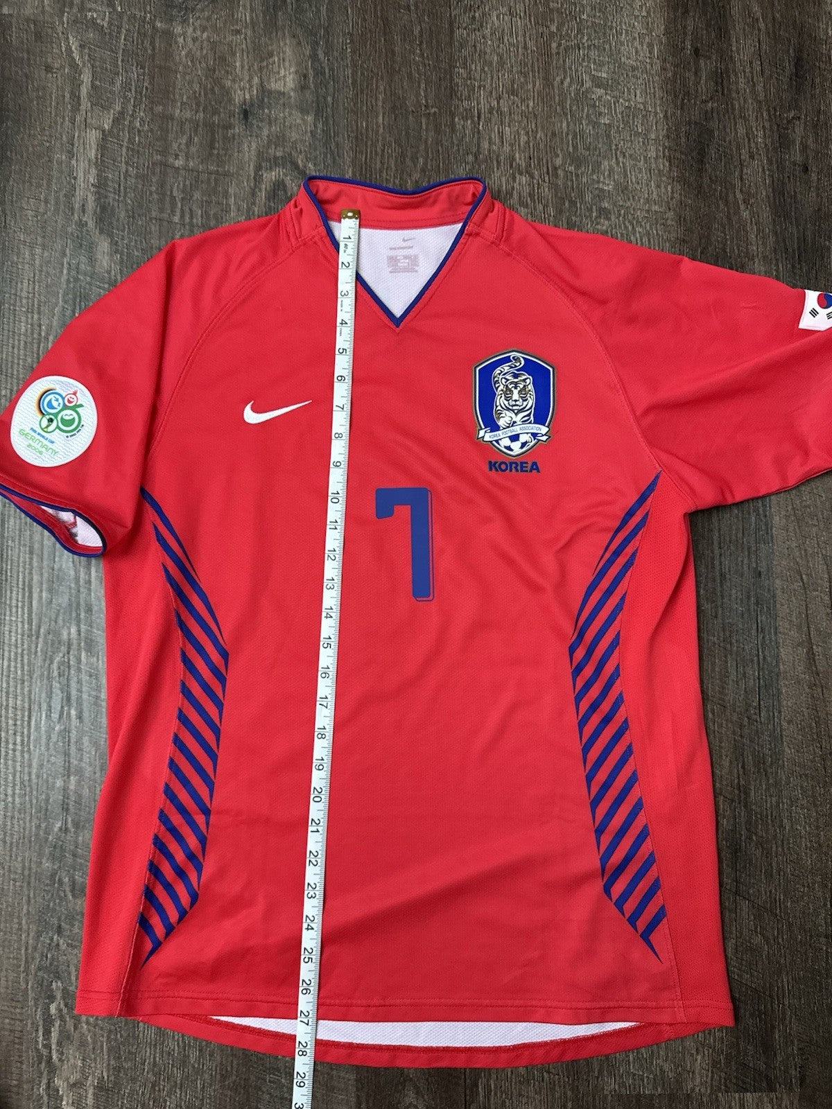 Park Ji-Sung South Korea 2006 Home Jersey Size M World Cup 