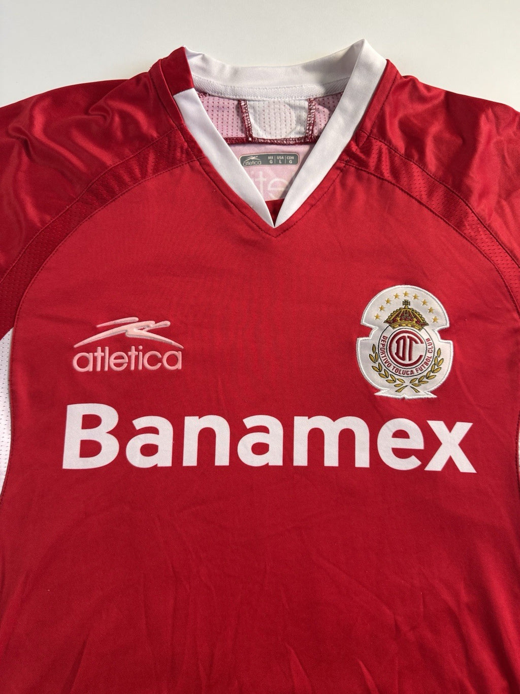 Toluca 2009 2010 Antonio Naelson Sinha Home Football Shirt Jersey Size L