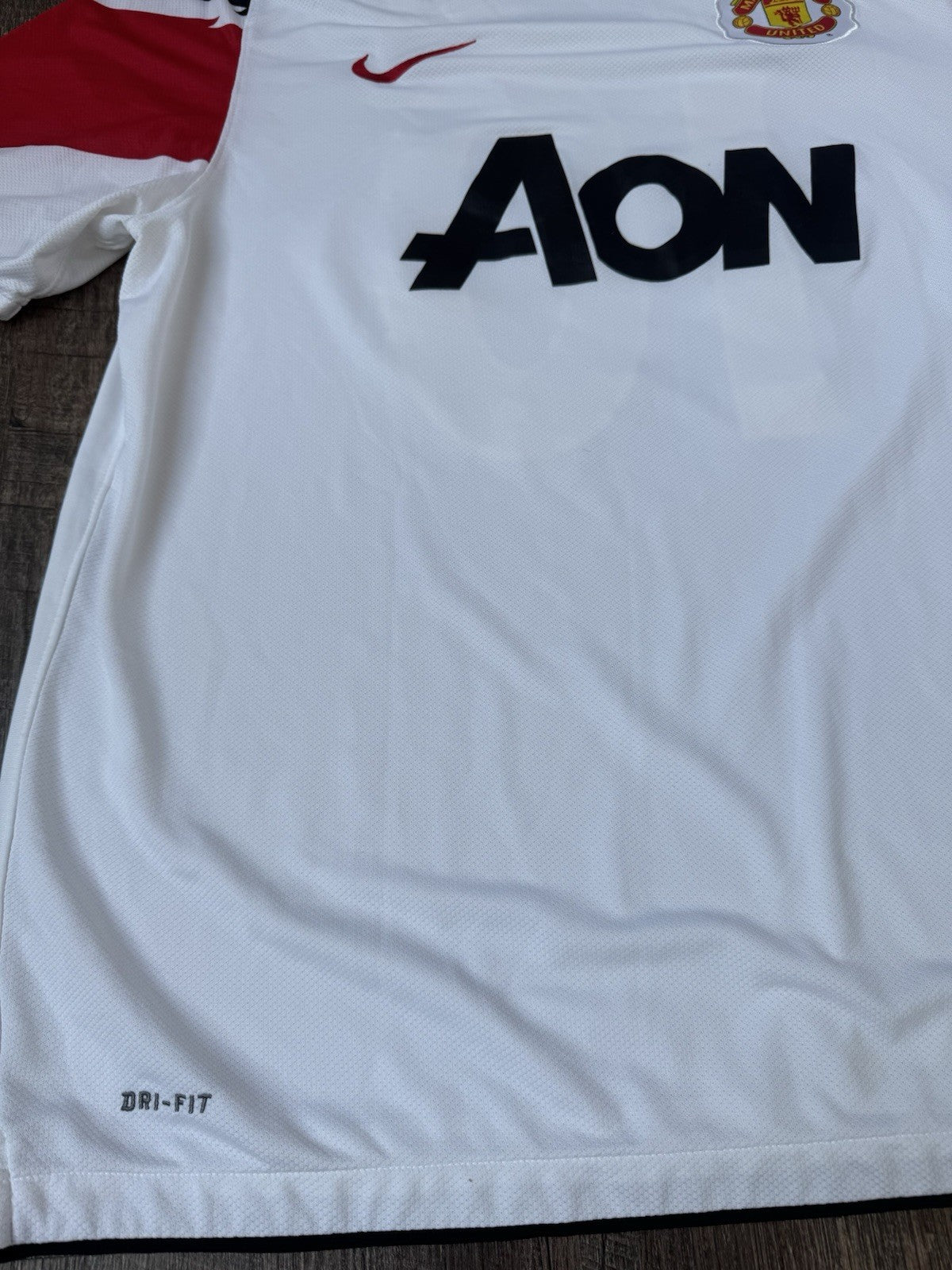 Wayne Rooney Manchester United 2010 - 2011 Away Jersey L | Nike  Vintage Premier