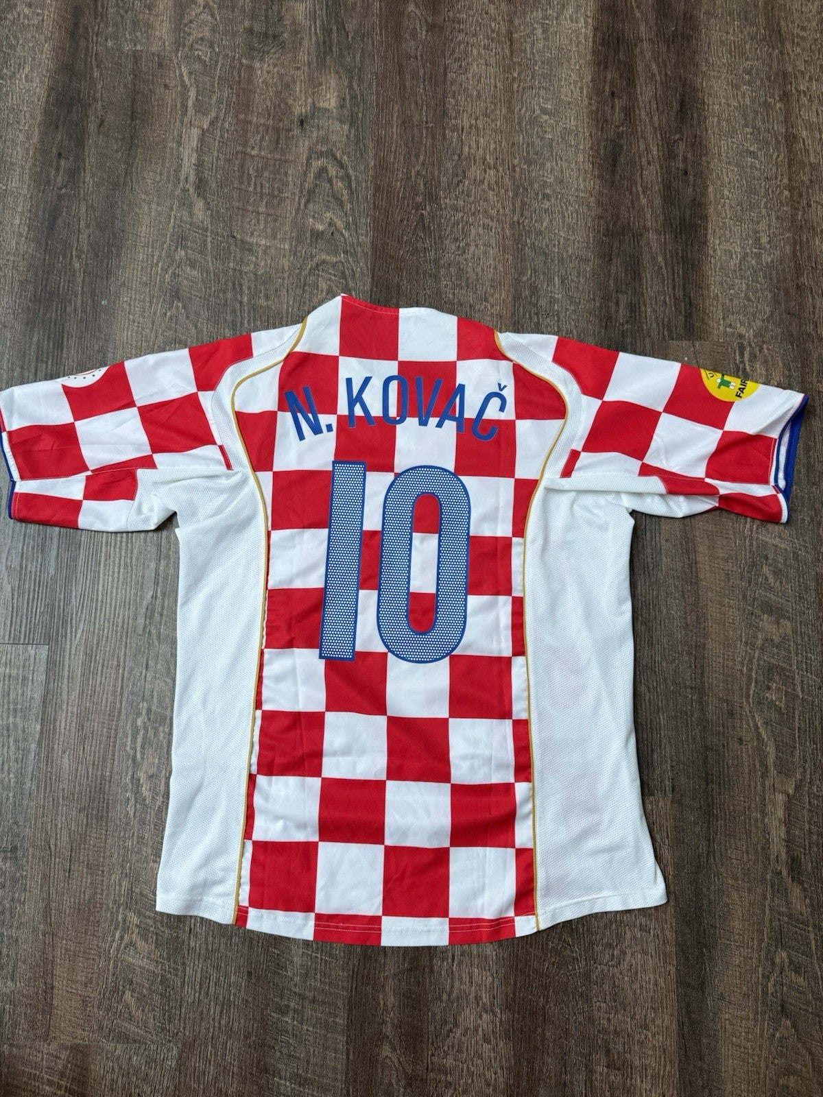Niko Kovač Croatia 2004 Home Soccer Jersey Size L | Niko Kovac