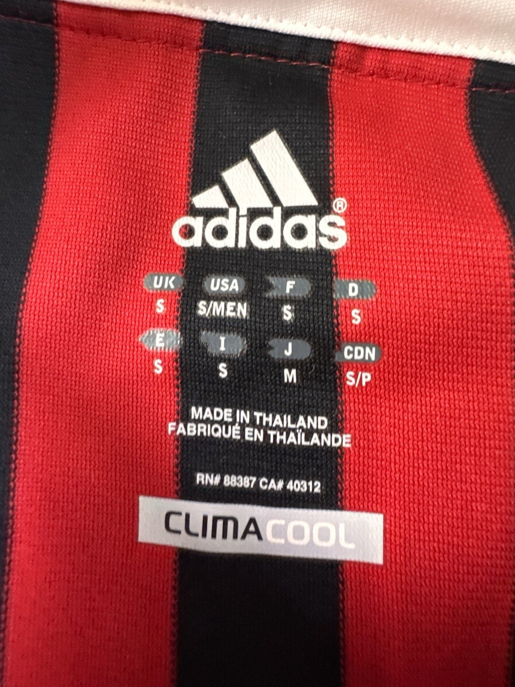 AC Milan 2011 2012 Zlatan Ibrahimovic Home Football Shirt Jersey Size S NWT