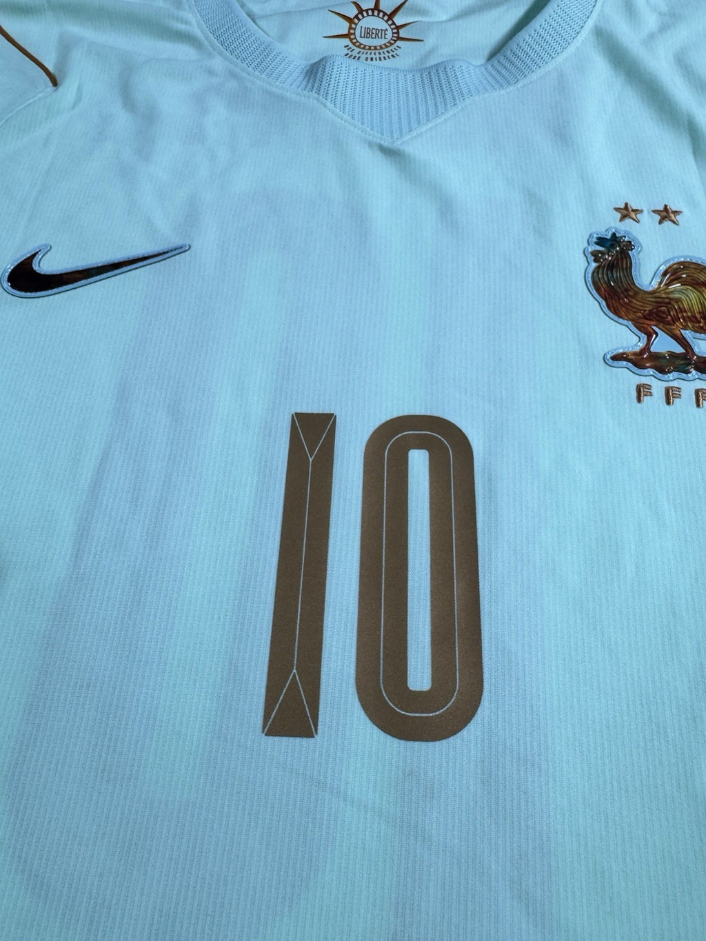France 2026 World Cup Kylian Mbappe Fan Version WC Patches Away Jersey Size L