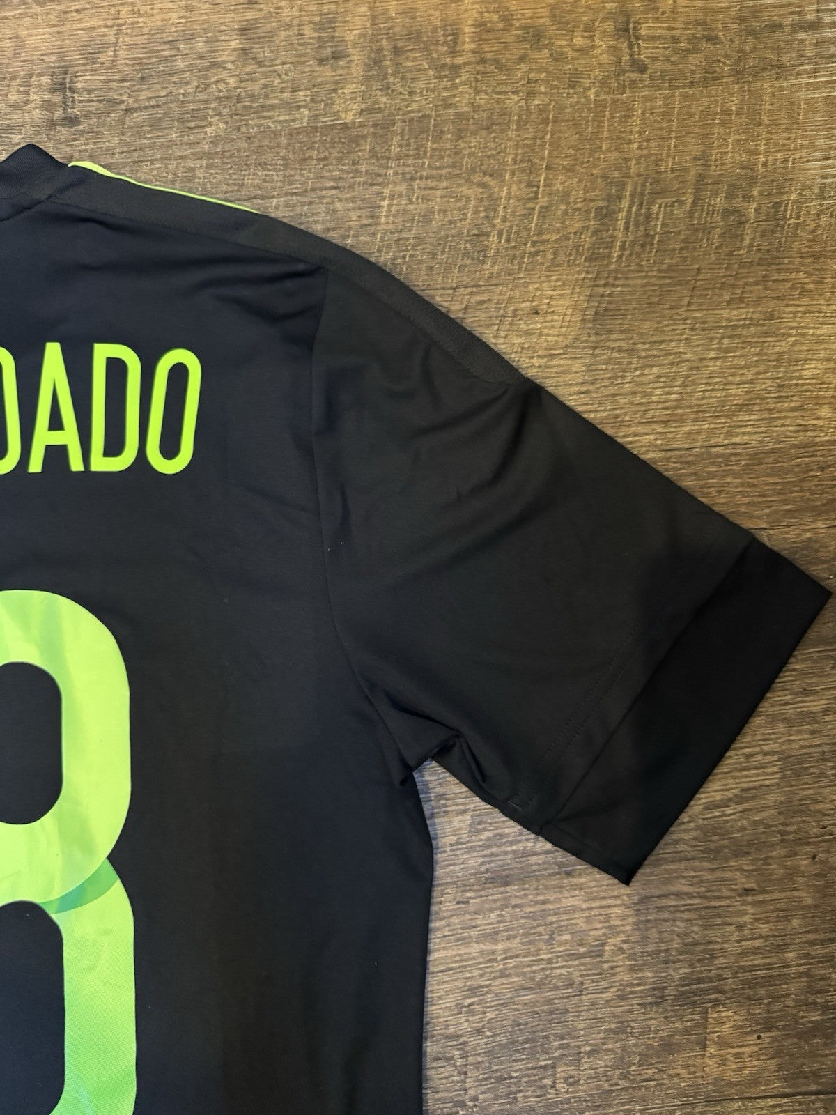 Andres Guardado UTILERIA SIGNED 2015 Adidas Mexico Home Soccer Jersey. NO COA