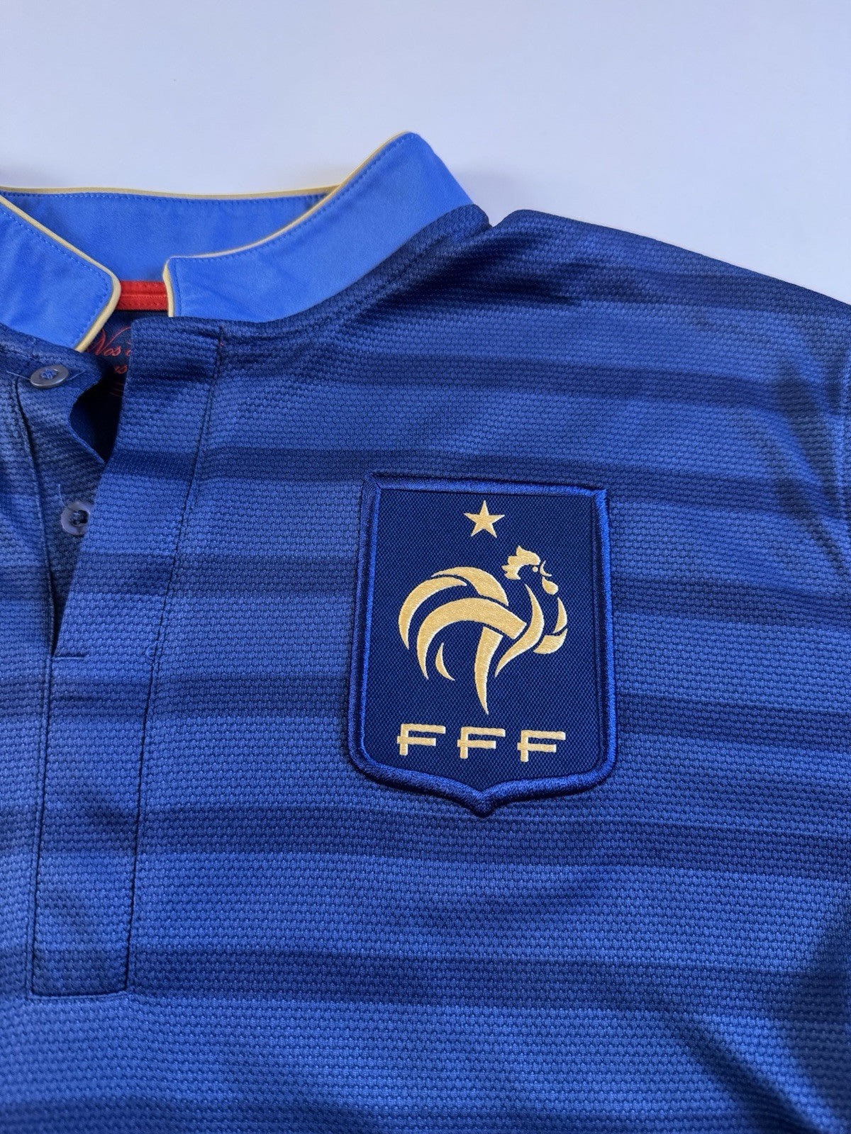 France Euro 2012 Karim Benzema Home Football Shirt Jersey Size L