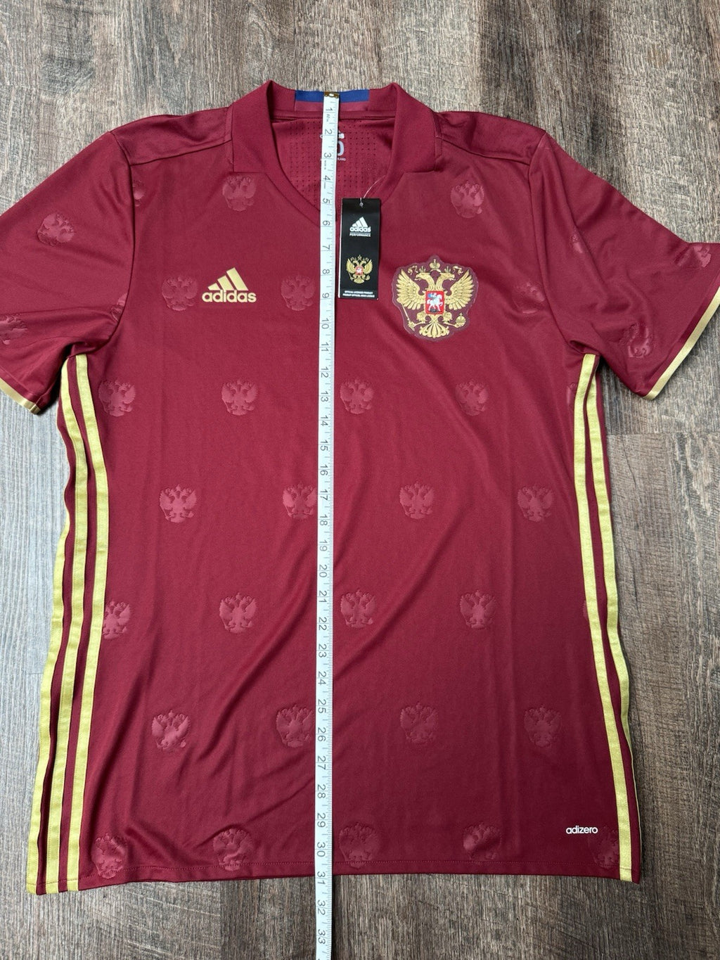 Russia National Team 2016 Player Issue Adizero Jersey Sz 10 NWT 