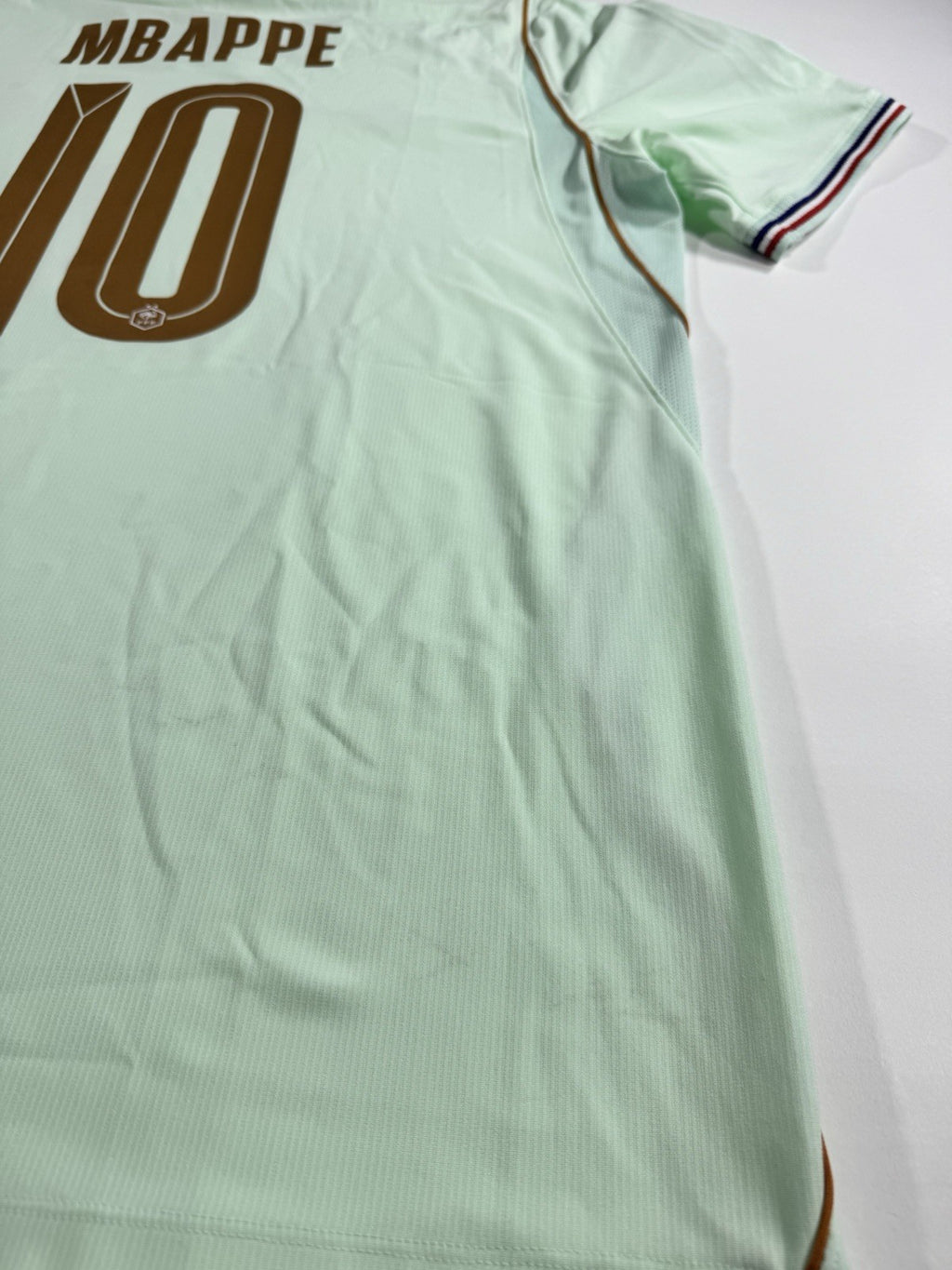 France 2026 World Cup Kylian Mbappe Fan Version WC Patches Away Jersey Size L