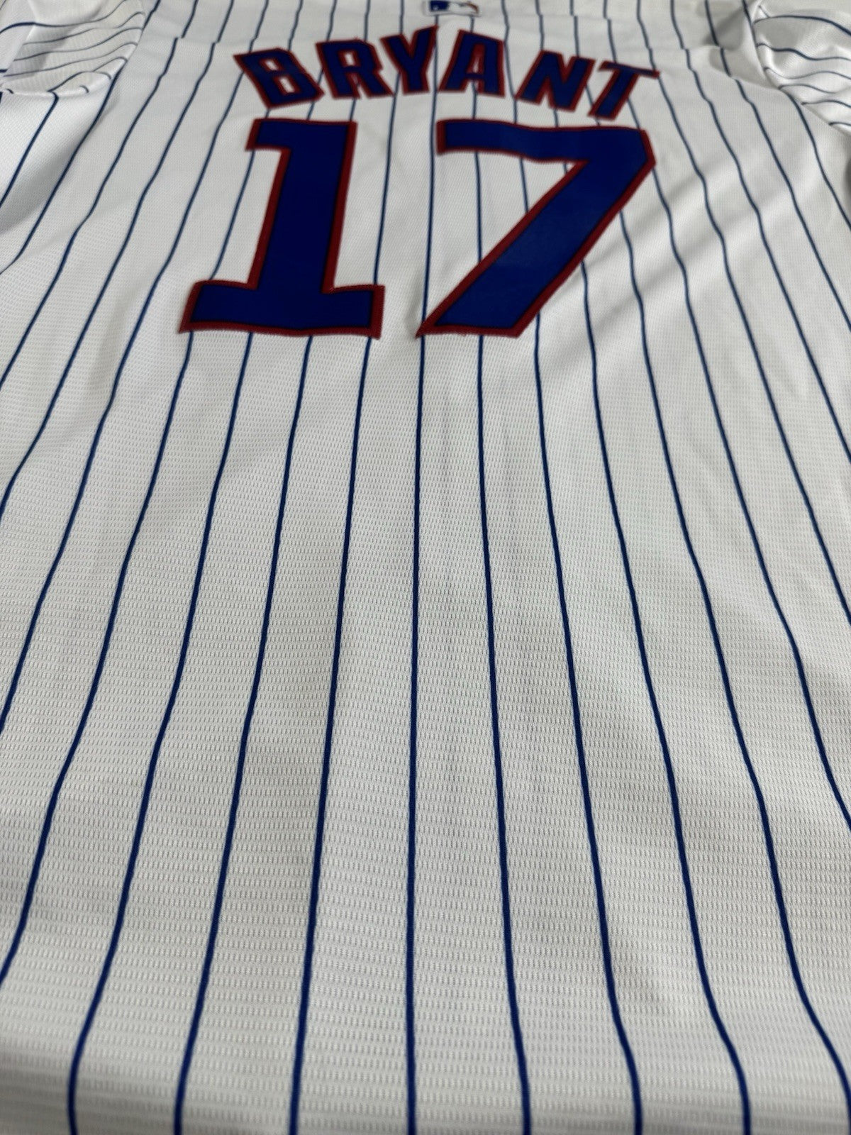 Chicago Cubs Majestic 2016 World Series Kris Bryant #17 Cool Base Jersey Size L