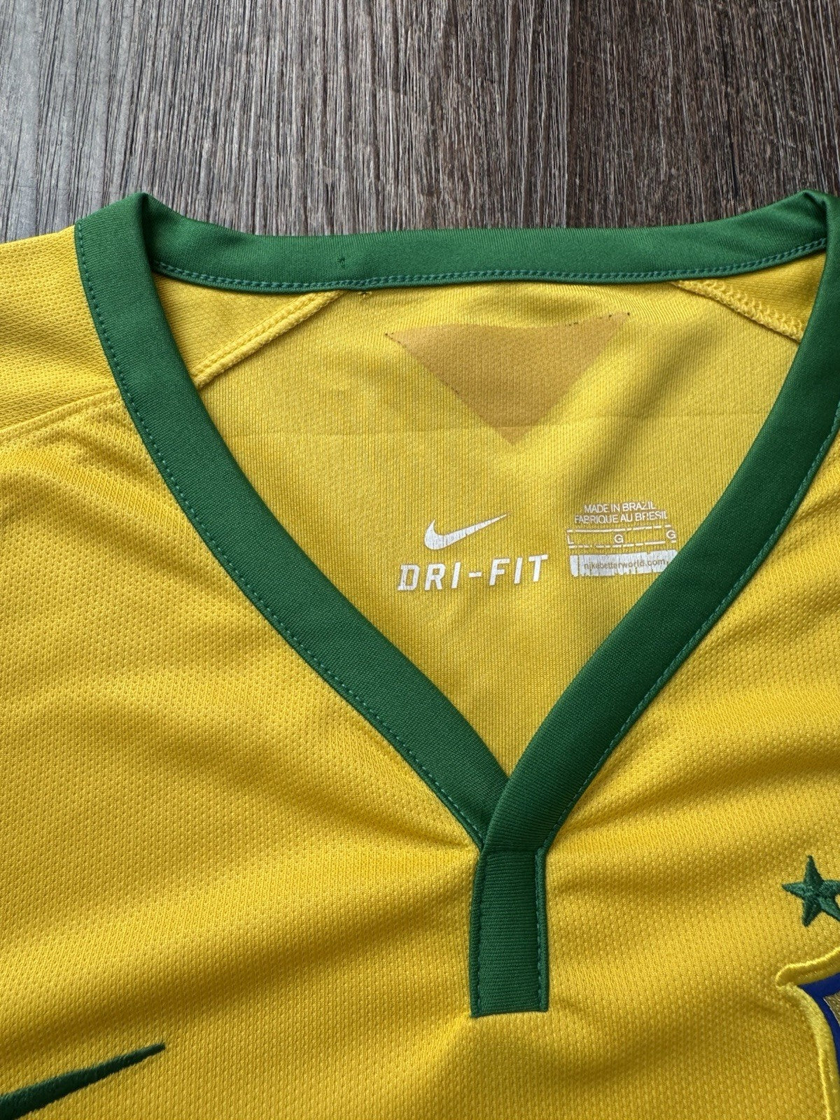 Neymar Brazil 2014 Home Jersey L | Nike Brazil  Vintage | Brasil 2014