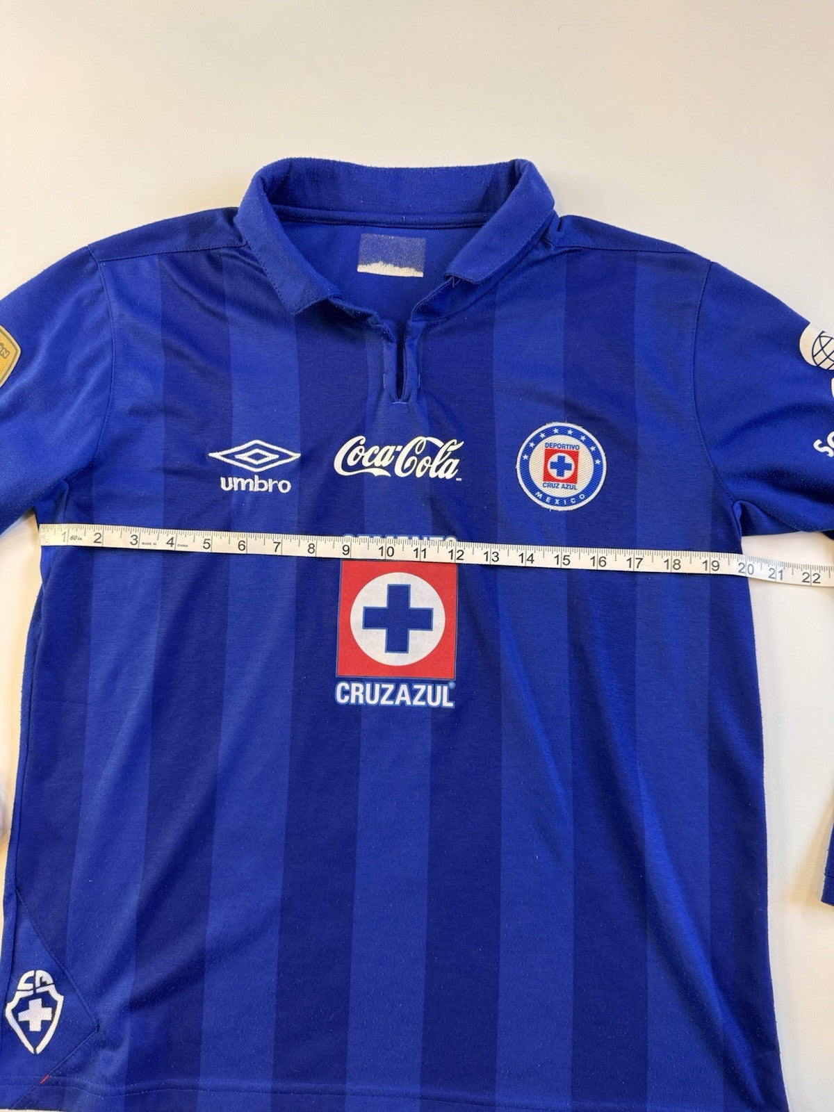 Cruz Azul 2013 2014 Chaco Gimenez Longsleeve Jersey Size M 