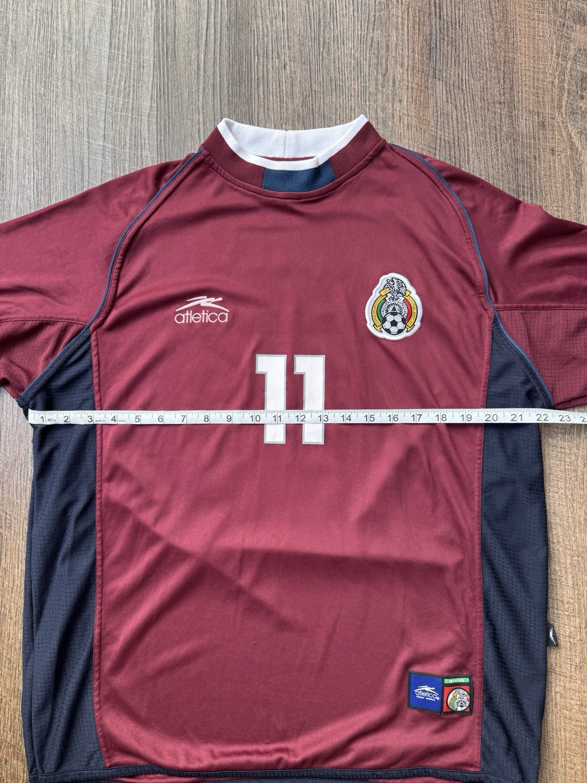 Mexico 2001 Luis R. Alves Zague 3rd Football Shirt Jersey Size XL