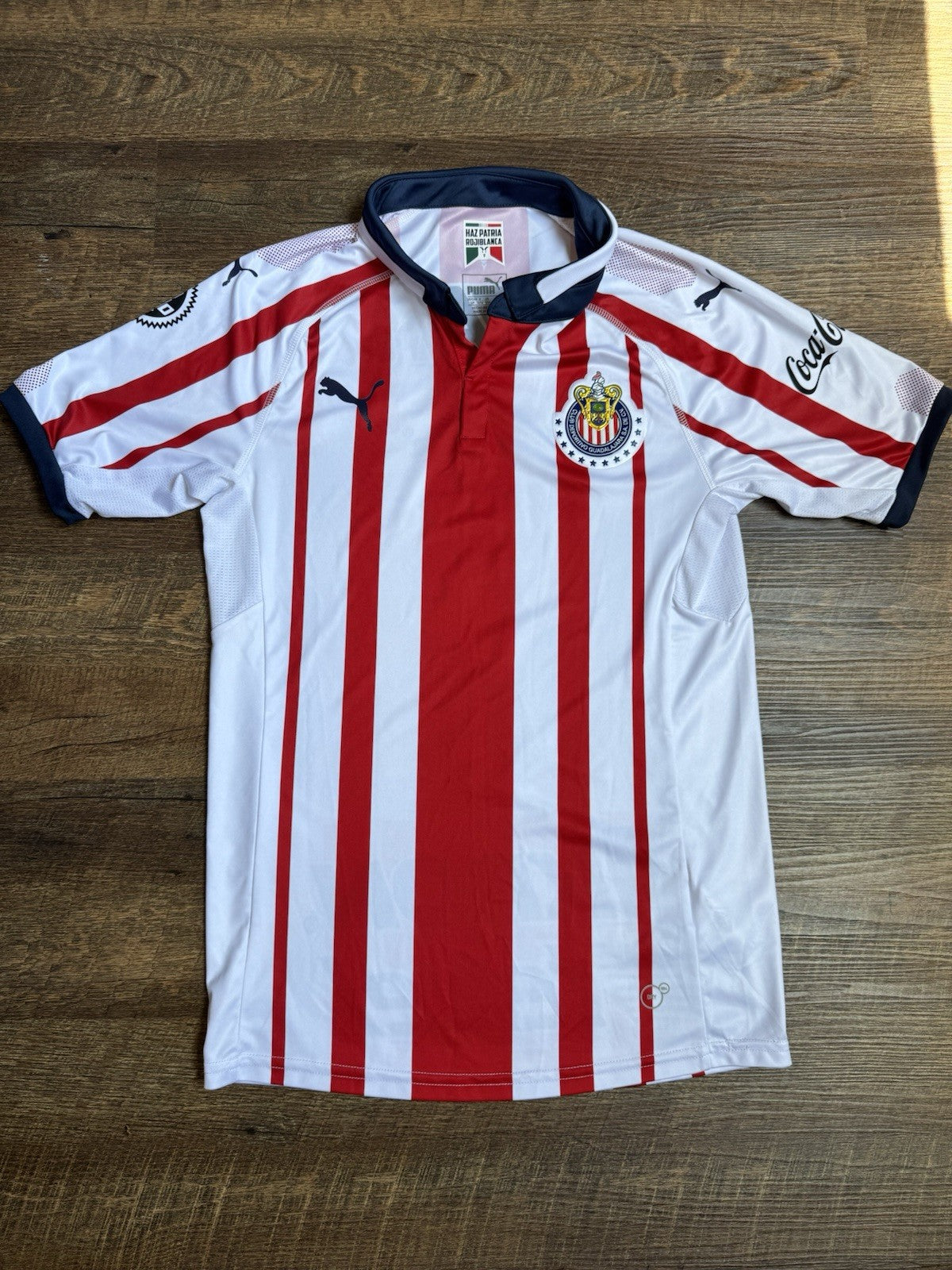 Carlos Salcido Chivas 2018-19 Home Jersey Size S – Liga MX Guadalajara Puma