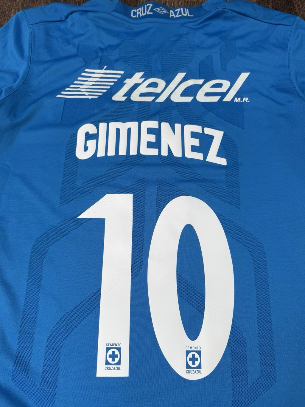 Chaco Gimenez Cruz Azul 2009-10 Home Jersey S | Umbro Liga MX NWT