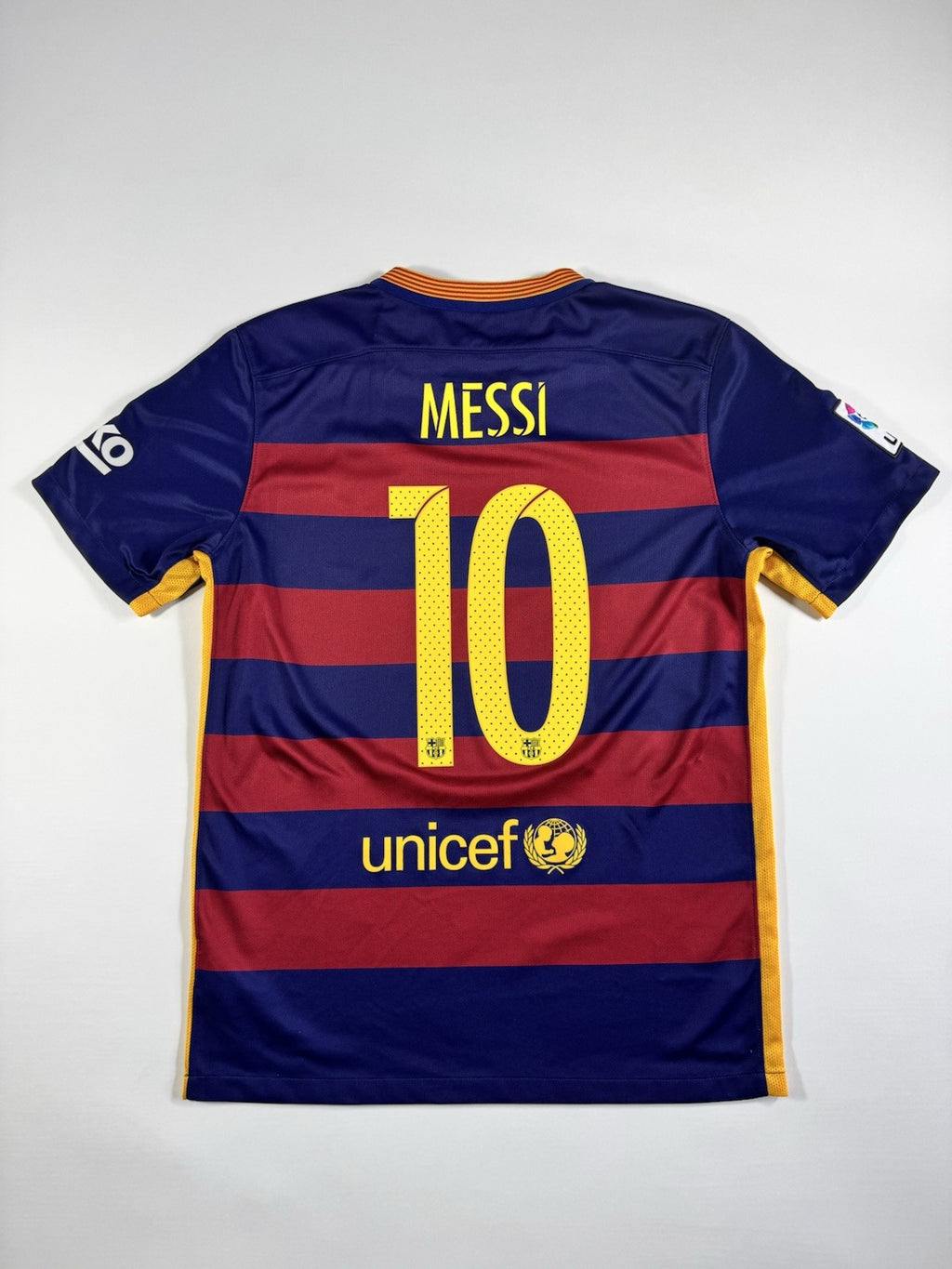 Barcelona 2015 2016 Lionel Messi Home Football Shirt Jersey Size M