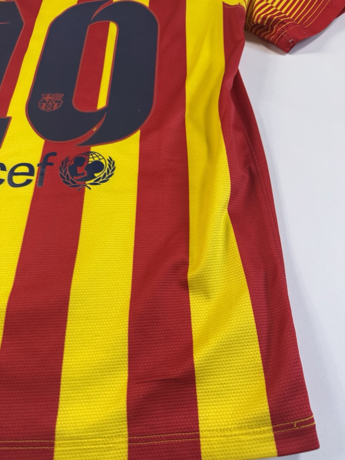 Barcelona 2013-2015 Lionel Messi Away Football Shirt Jersey Size M
