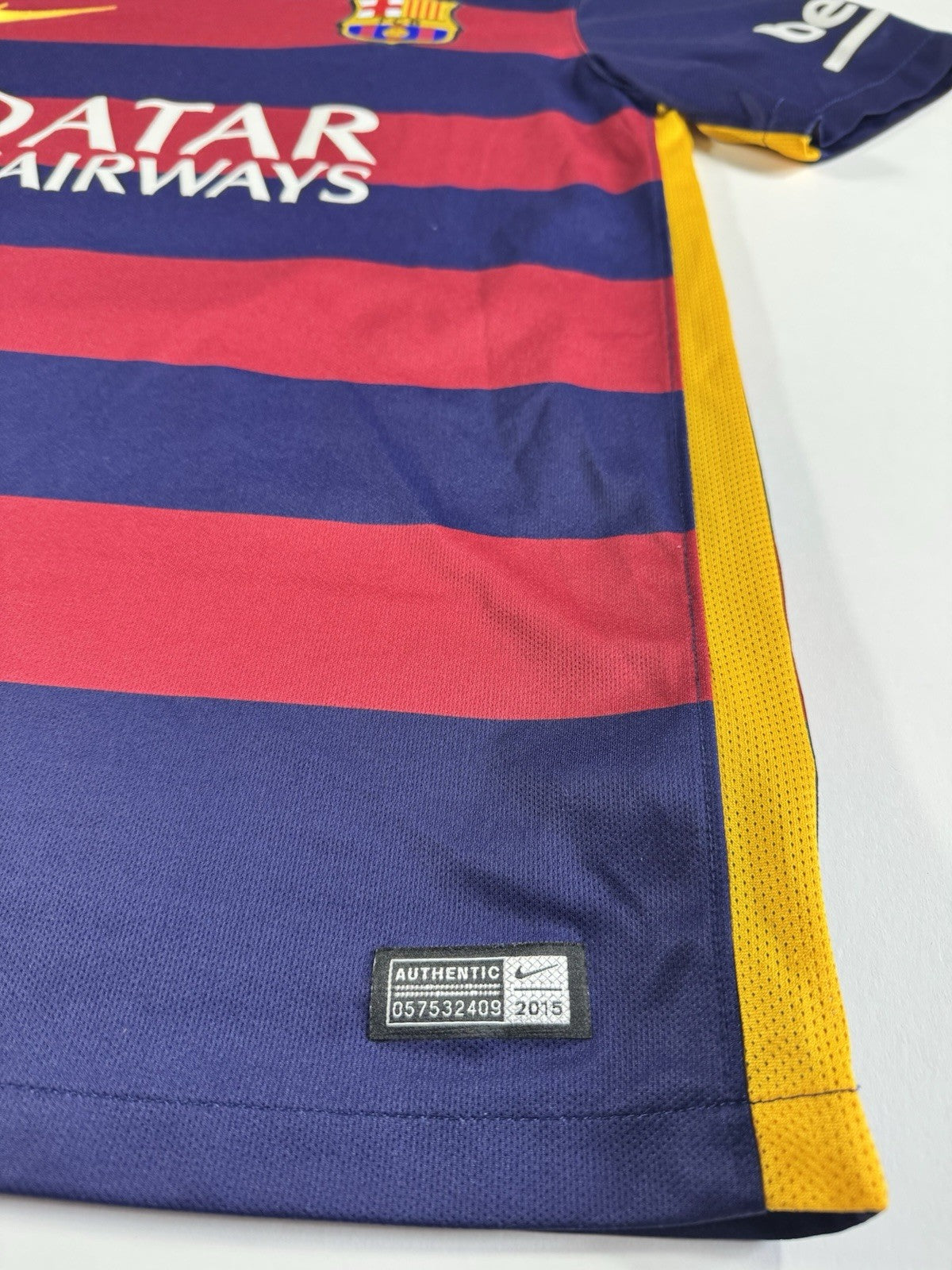 Barcelona 2015 2016 Lionel Messi Home Football Shirt Jersey Size M