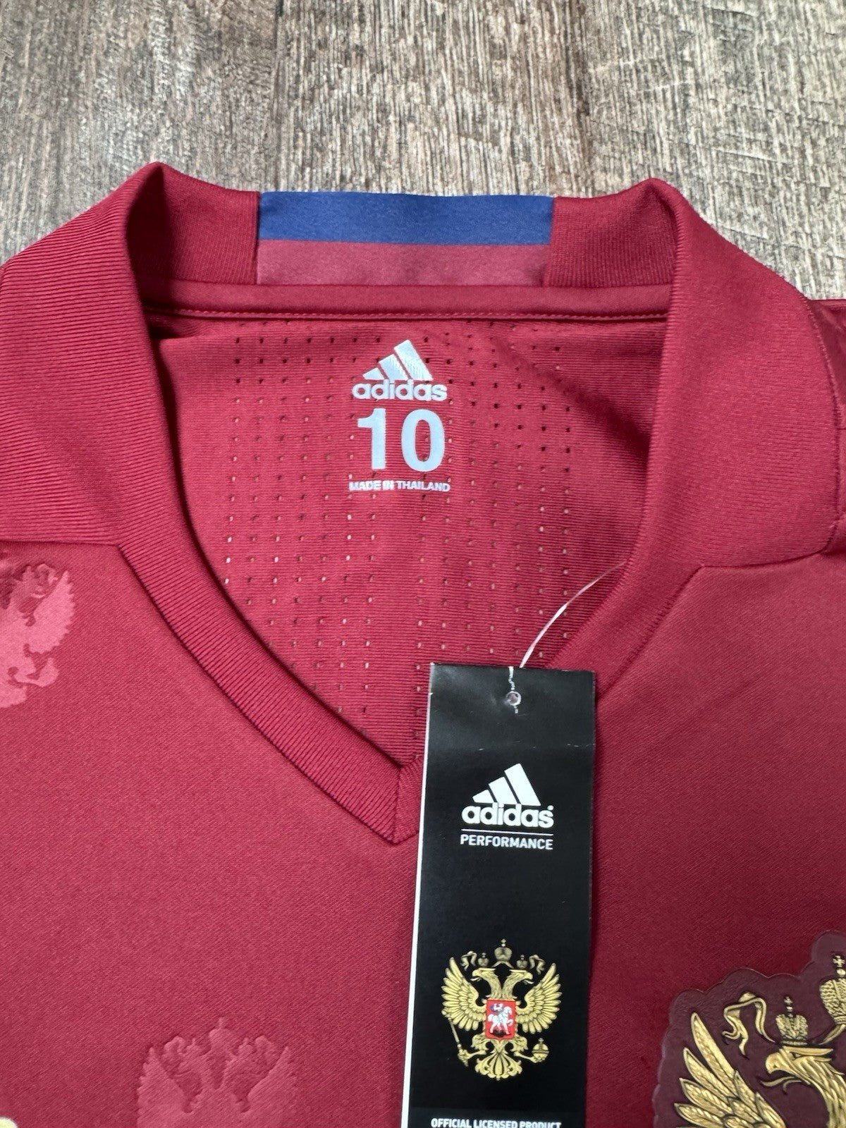 Russia National Team 2016 Player Issue Adizero Jersey Sz 10 NWT 