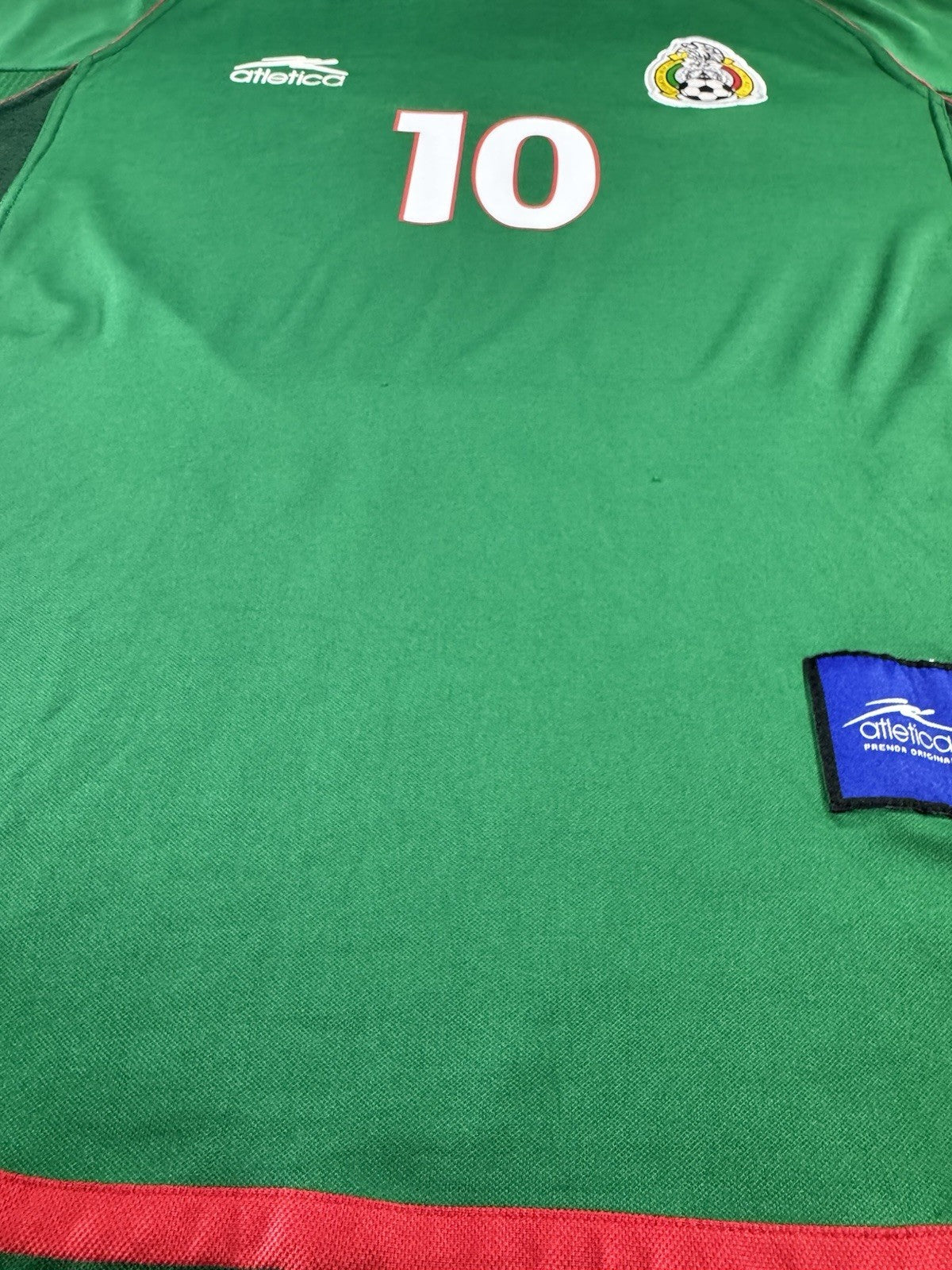 Mexico 2001 Cuauhtemoc Blanco Home Football Shirt Jersey Size L