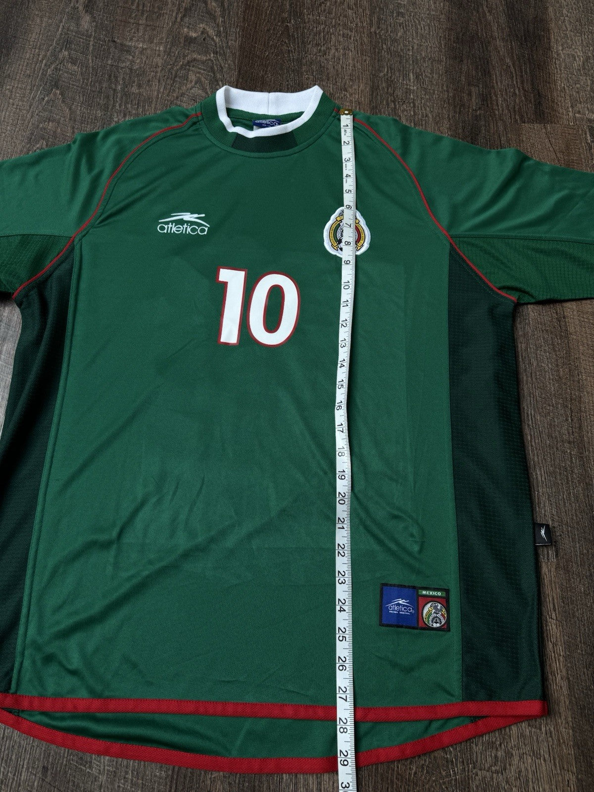 Cuauhtemoc Blanco Mexico 2001 Home Jersey Vintage Size XL 